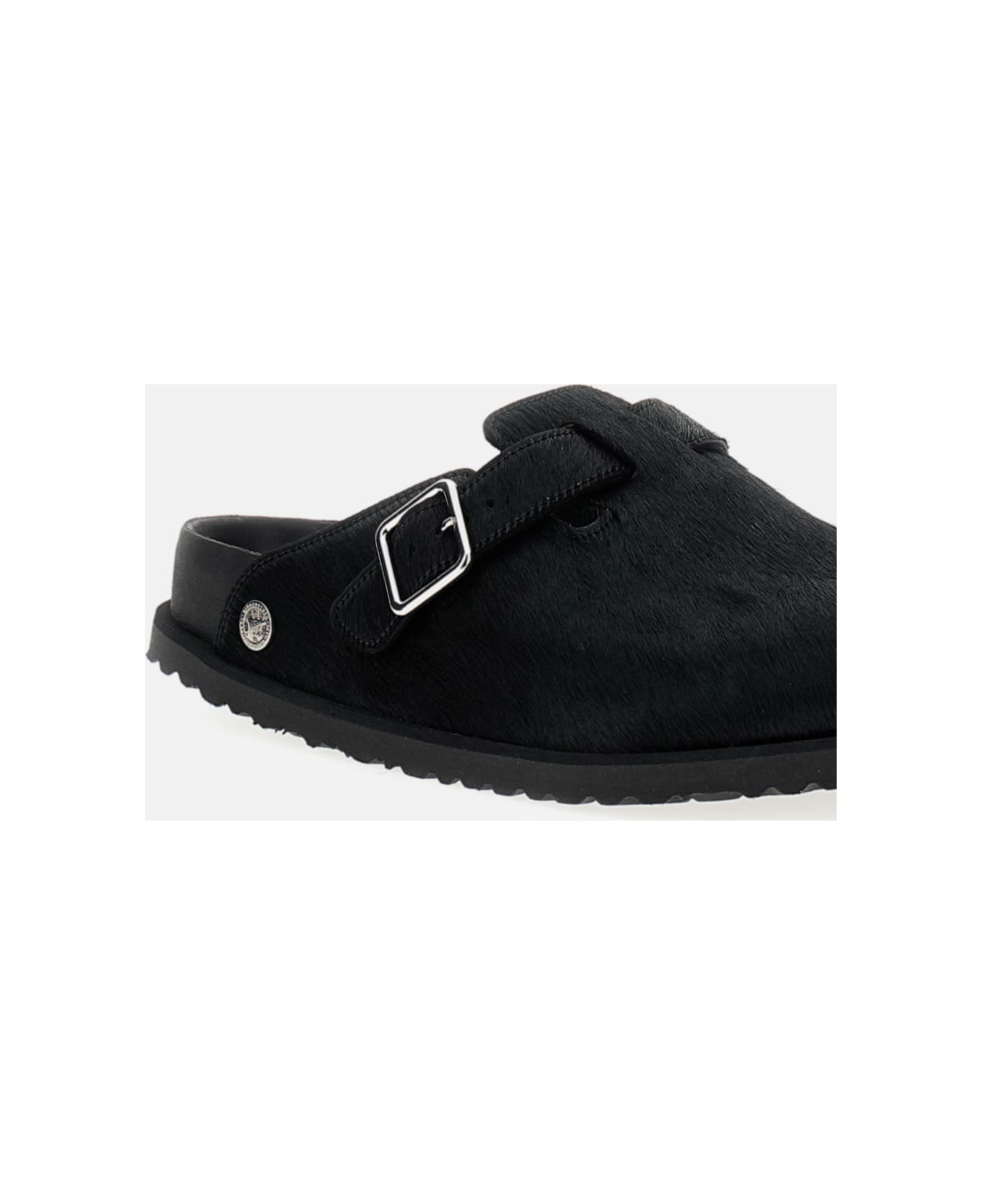 Birkenstock Boston Pony Hair Exq 1774 - Black