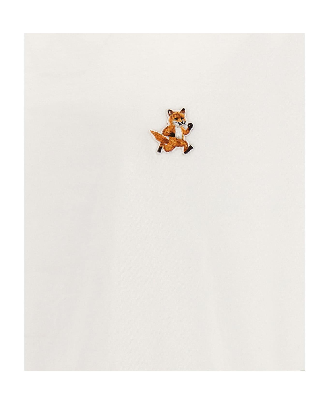 Maison Kitsuné 'speedy Fox Patch' T-shirt - White