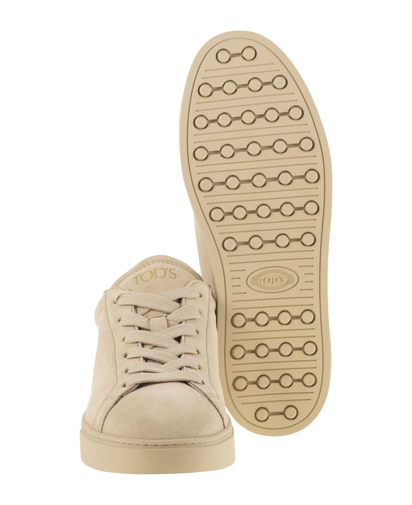 Tod
s Suede Leather Trainers - Beige