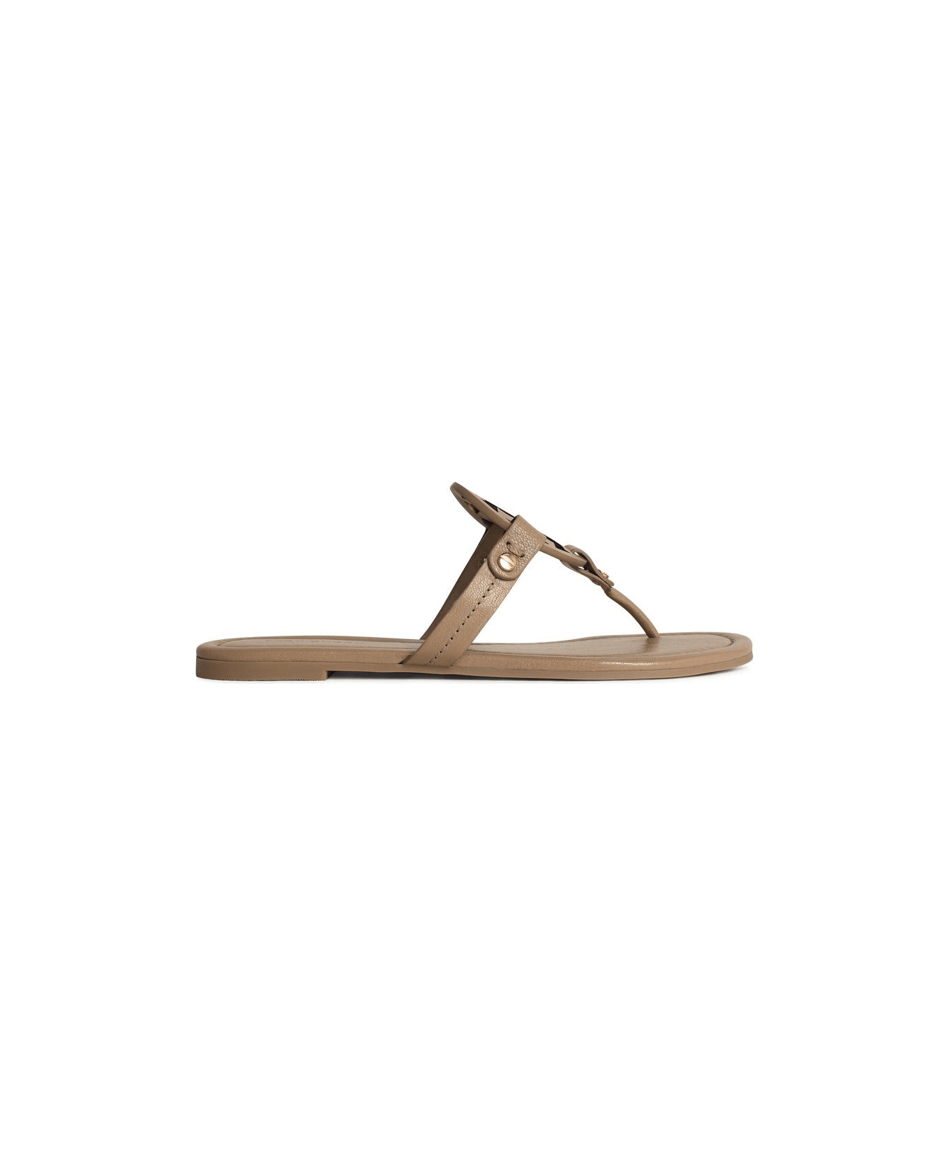Tory Burch 
miller
 Beige Leather Flip-flops - Beige