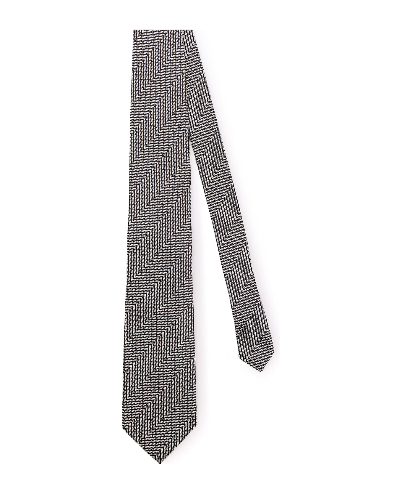 Tom Ford Silk Tie - Silver