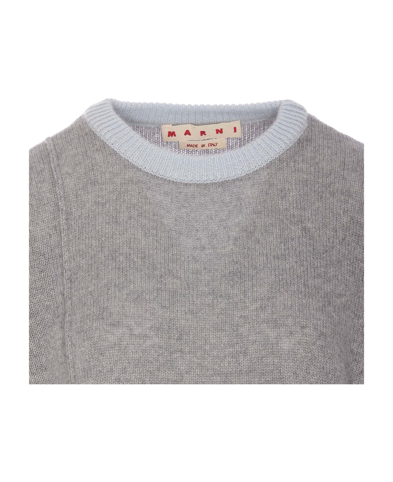 Marni Color Block Sweater - Grey