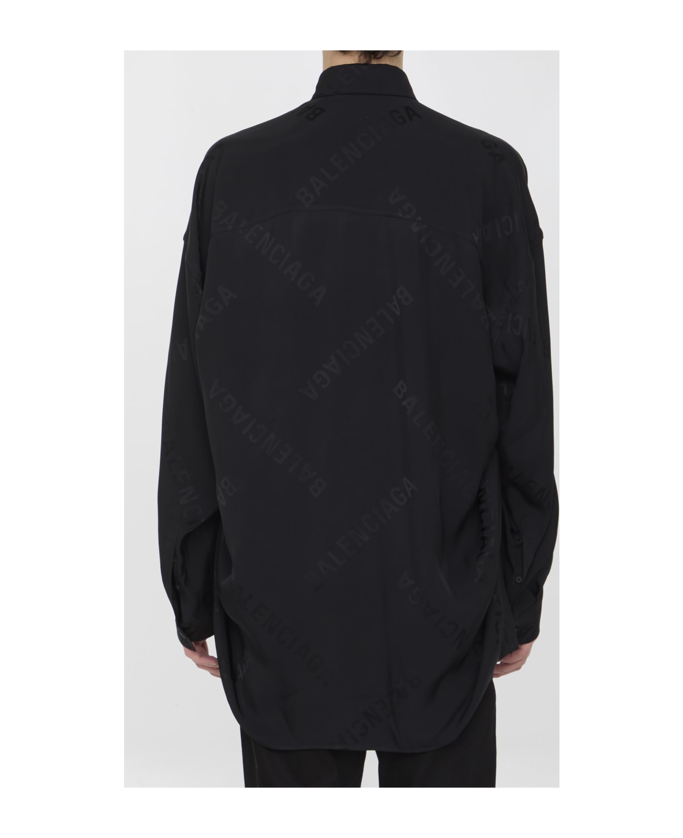 Balenciaga Cocoon Shirt - BLACK シャツ
