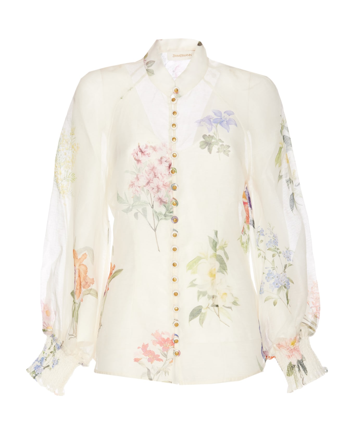 Zimmermann Natura Blouse - Botanical Ivory