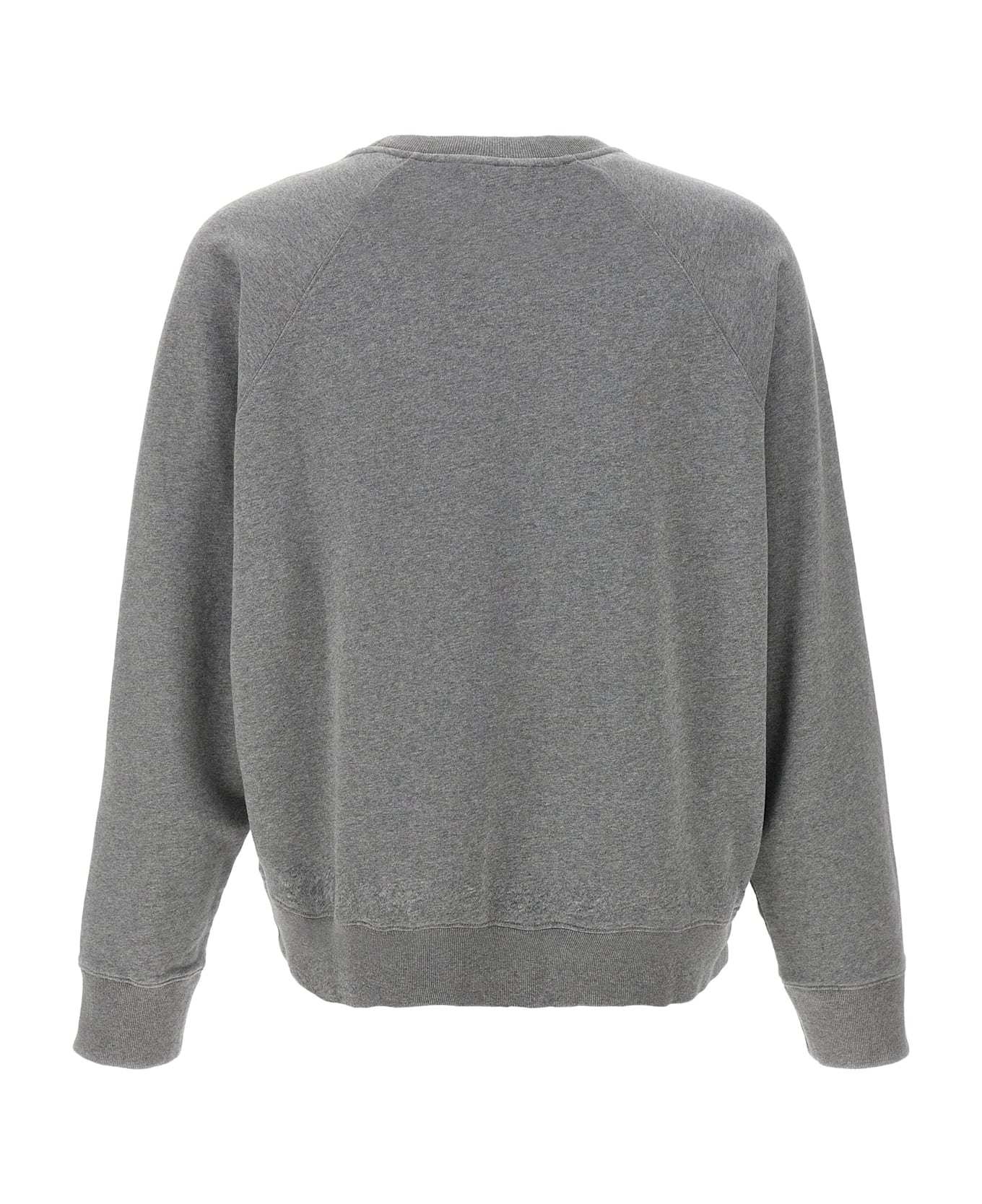 Maison Kitsuné Logo Embroidery Sweatshirt - Gray