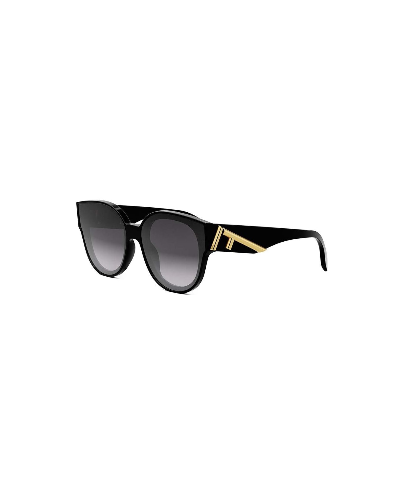 Fendi Eyewear Panthos Frame Sunglasses - 01b