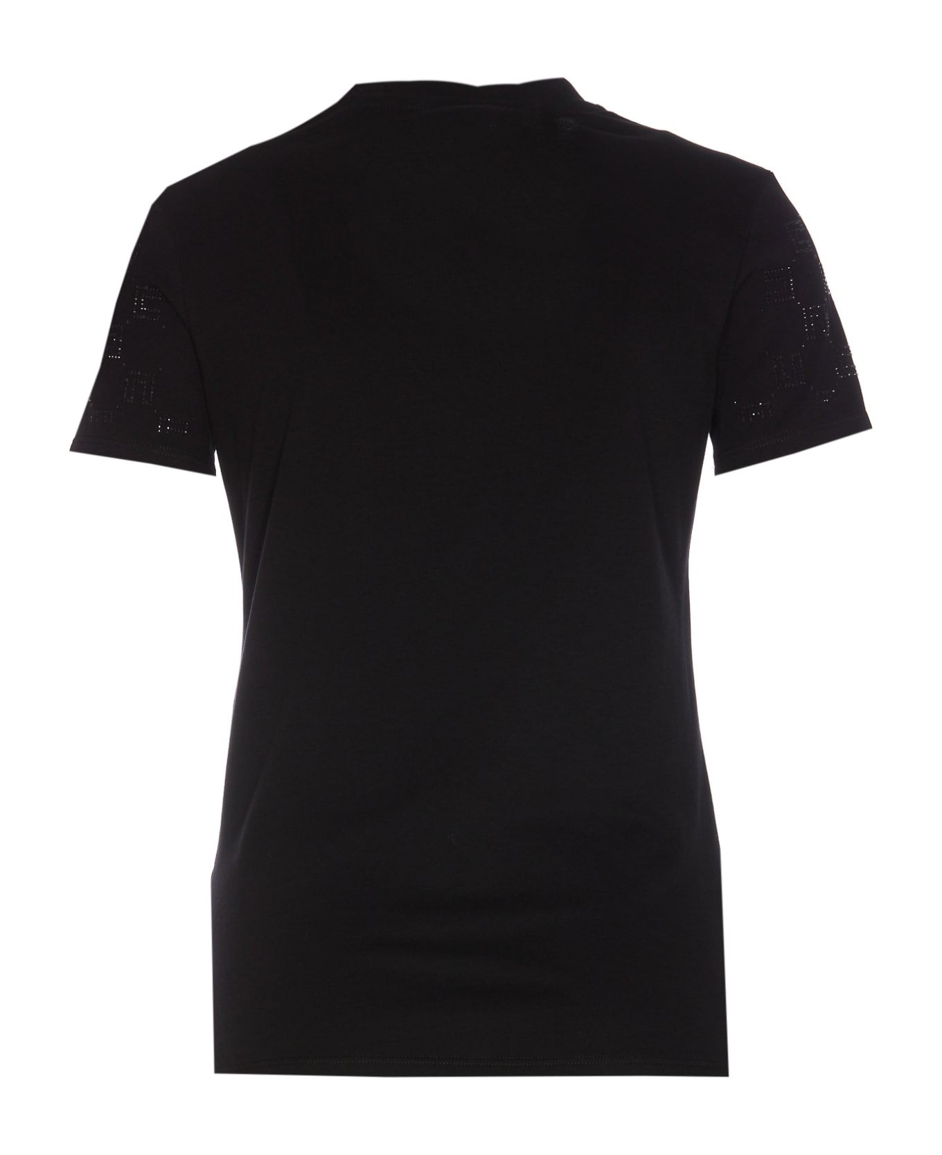 Elisabetta Franchi Logo T-shirt - Black Tシャツ