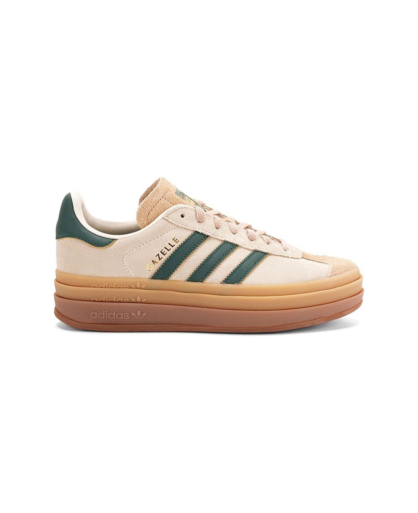 Adidas Originals Gazelle Bold Lace-up Sneakers - White