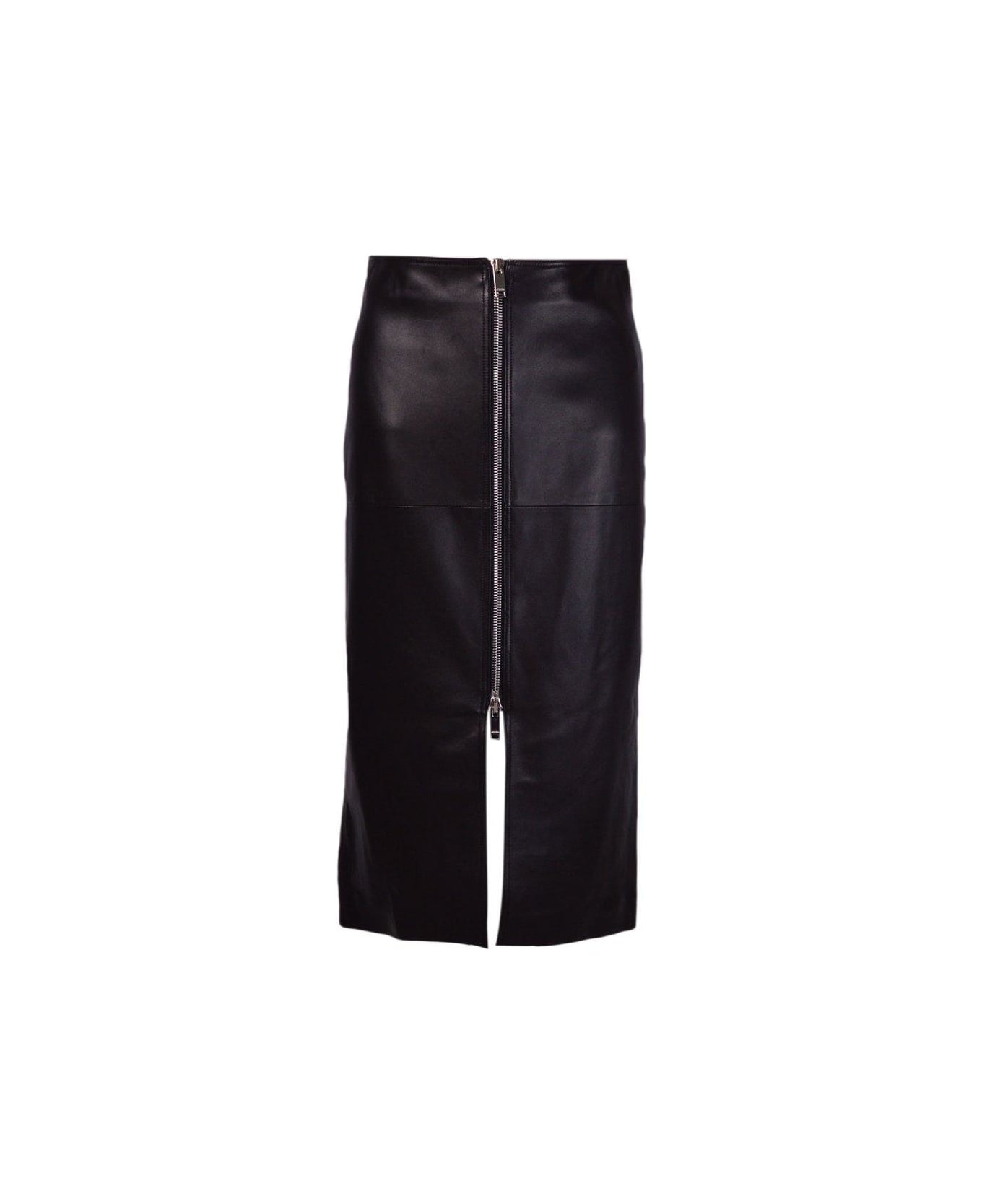 Isabel Marant High-waist Zipped Skirt - Black