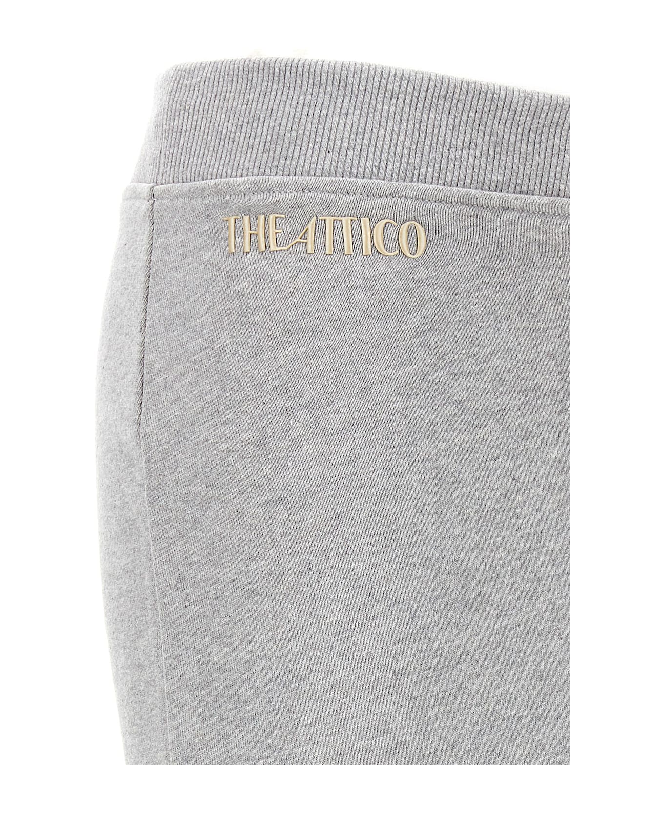The Attico Asymmetrical Midi Skirt - Gray