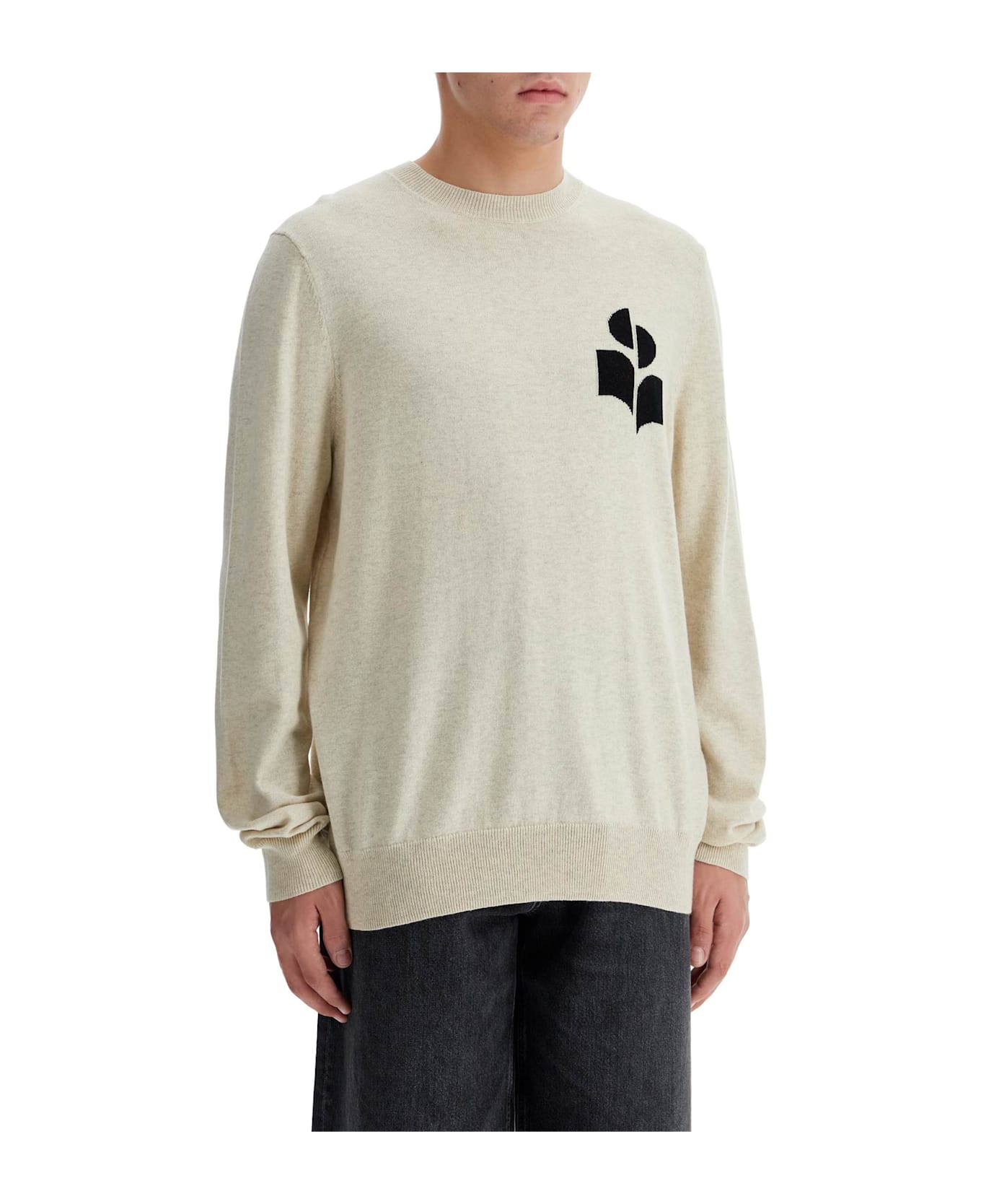 Isabel Marant 
evans Cotton And Wool Pullover - IVORY