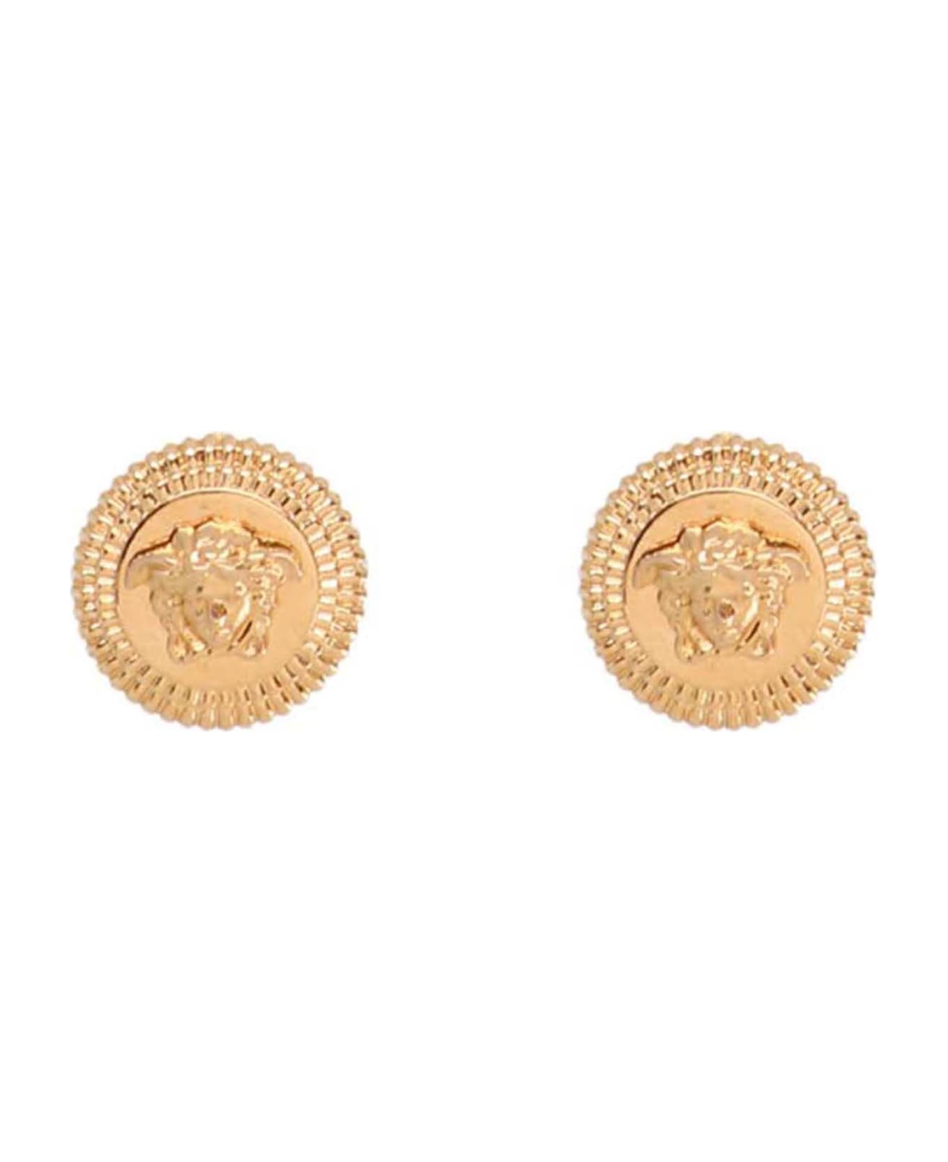 Versace 
medusa
 Earrings - Versace Gold