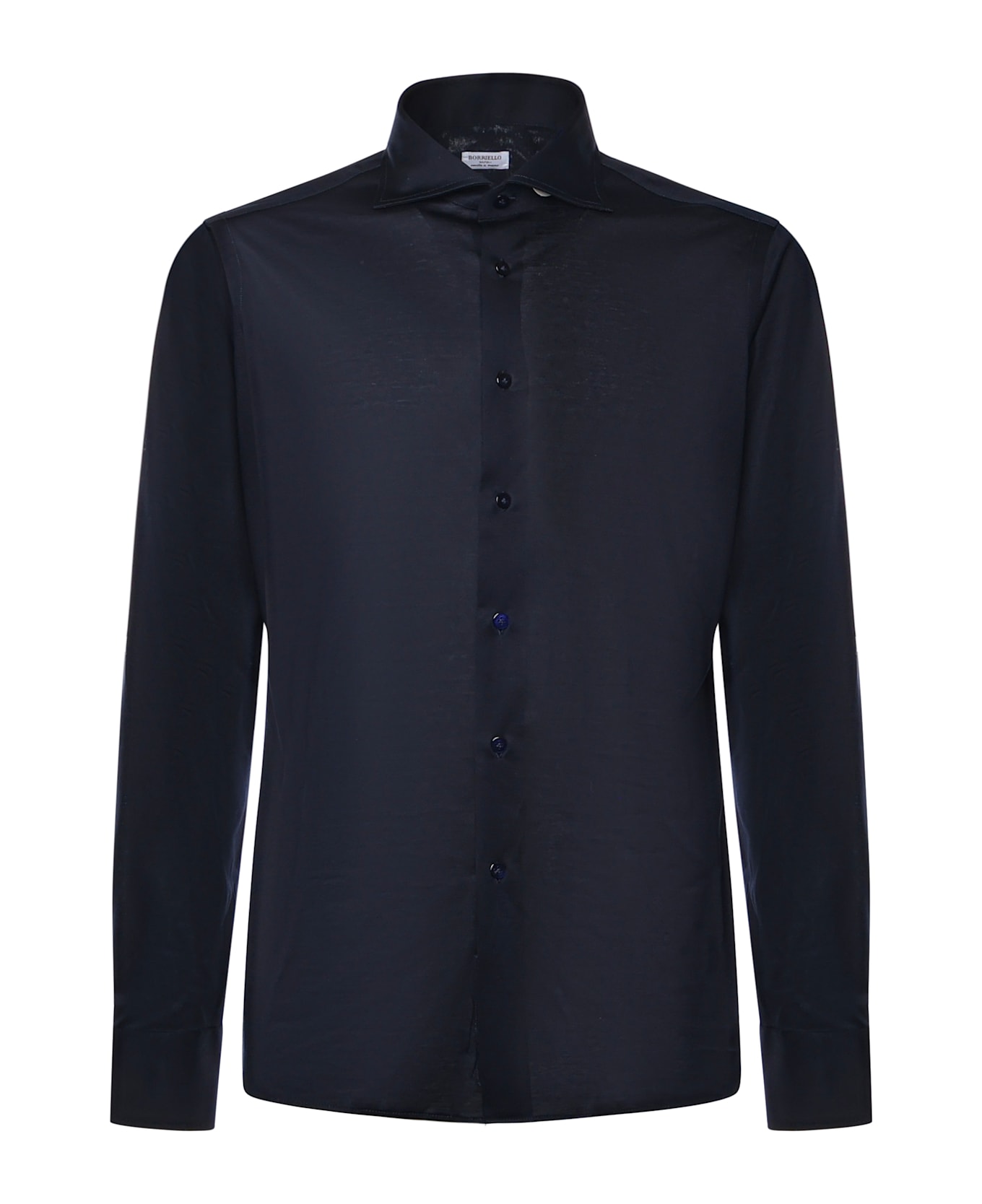 Borriello Napoli Cotton Shirt - Blue