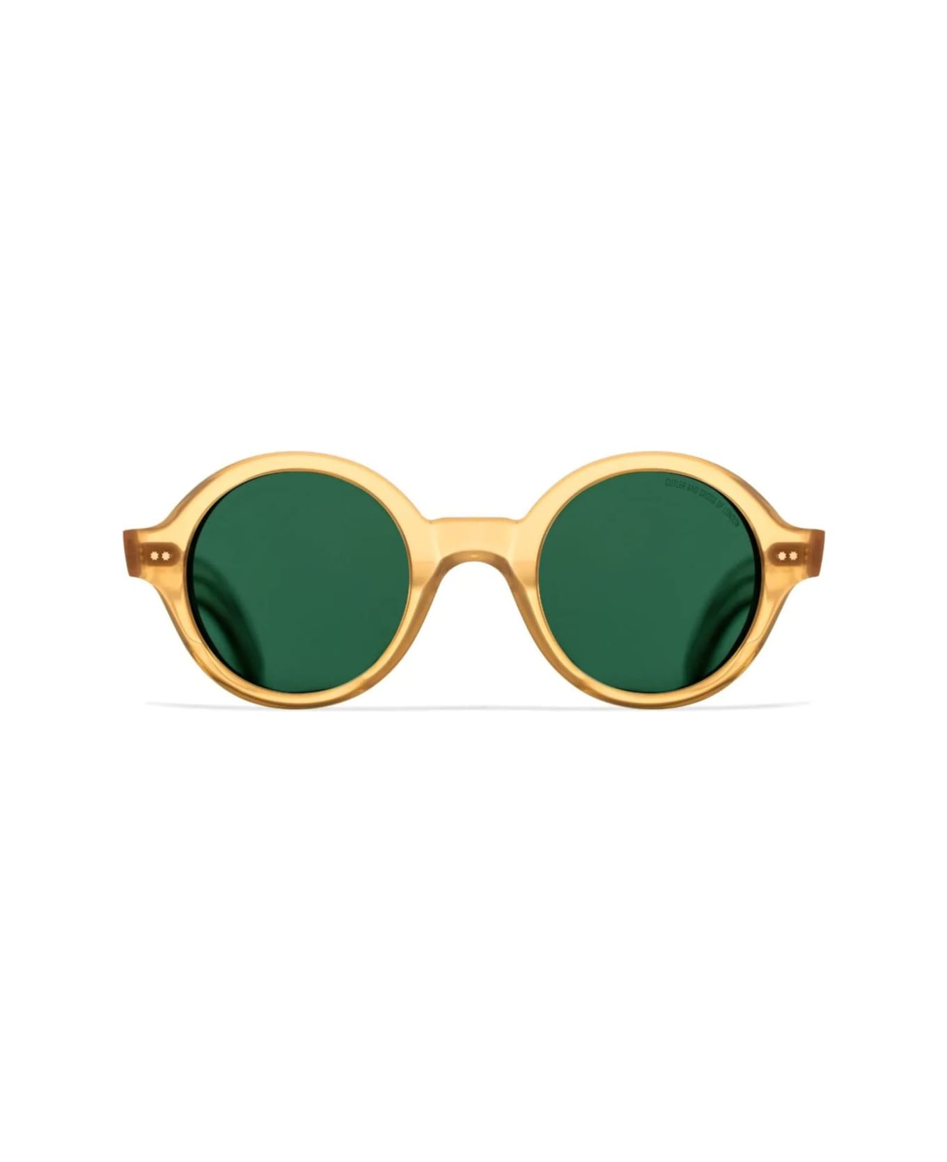 Cutler and Gross 1396-04 Sun 49mm Bi-layer Butterscotch Acetate Sunglasses