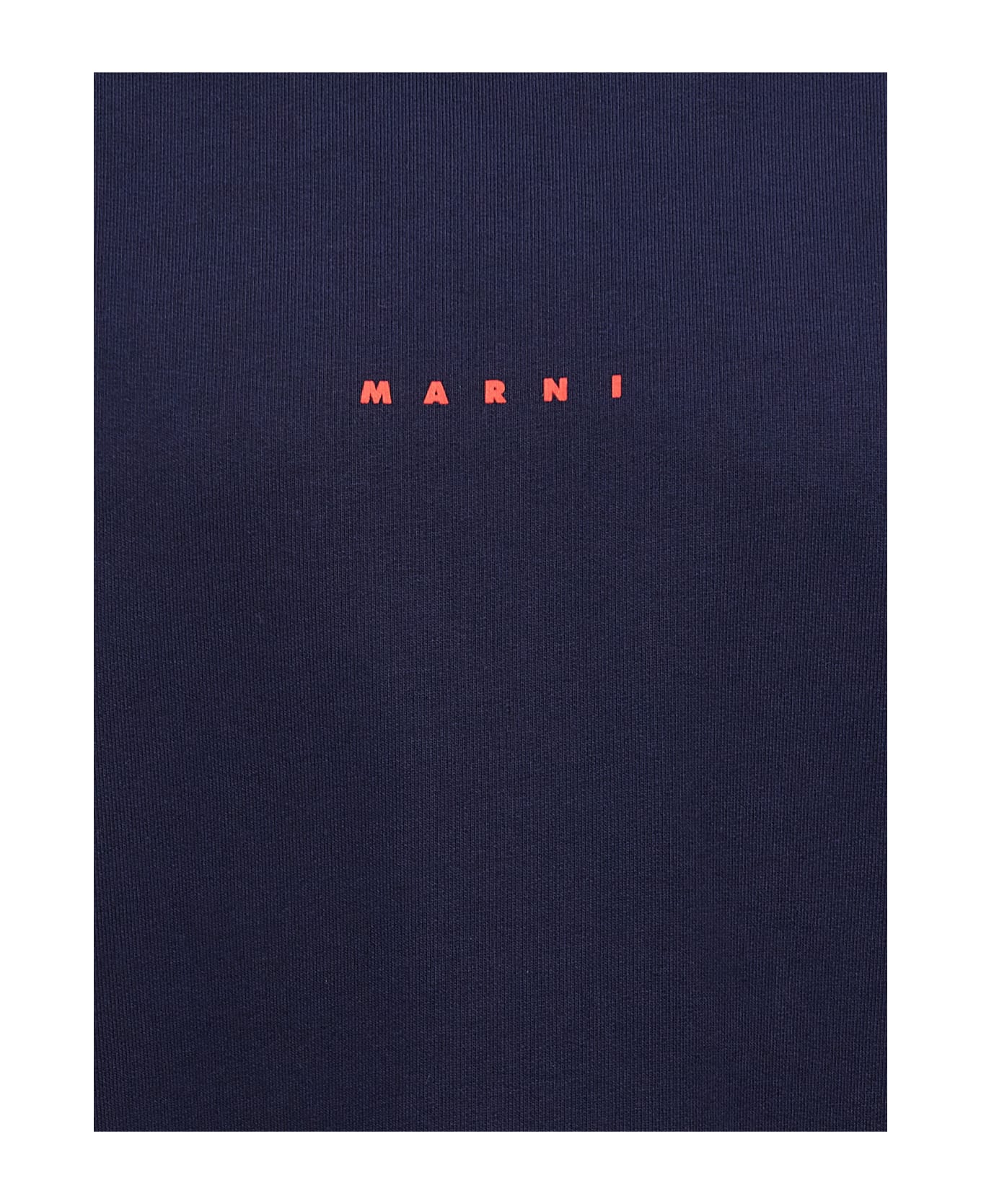 Marni Logo Print Sweatshirt - Blue
