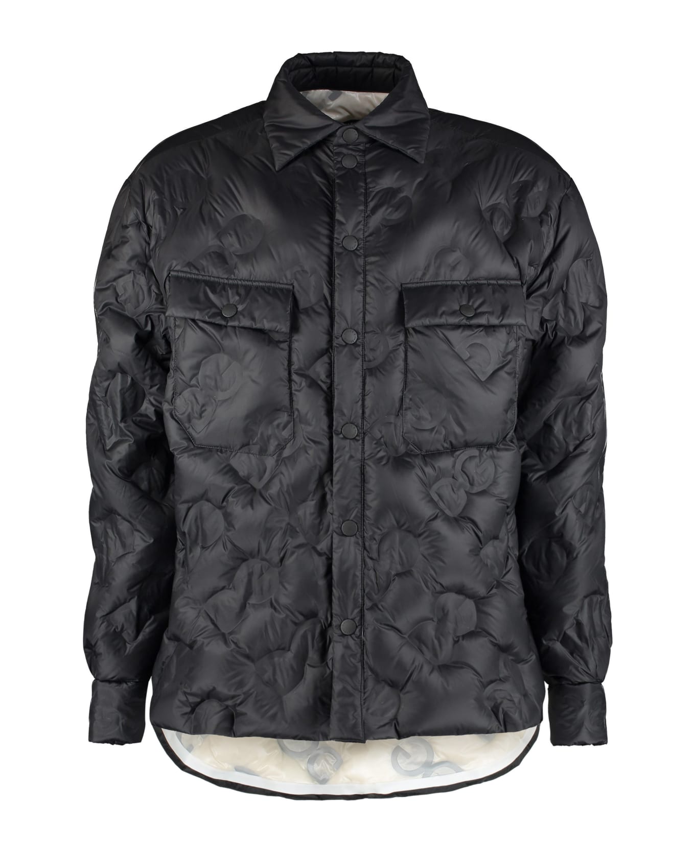 Dolce & Gabbana Techno Fabric Padded Jacket - black