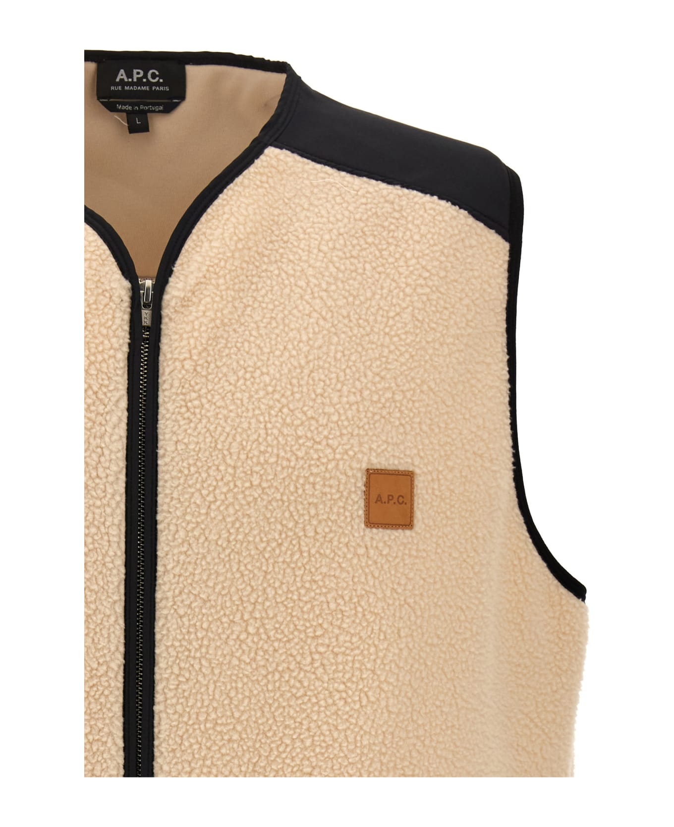 A.P.C. Nate Vest - White/Black