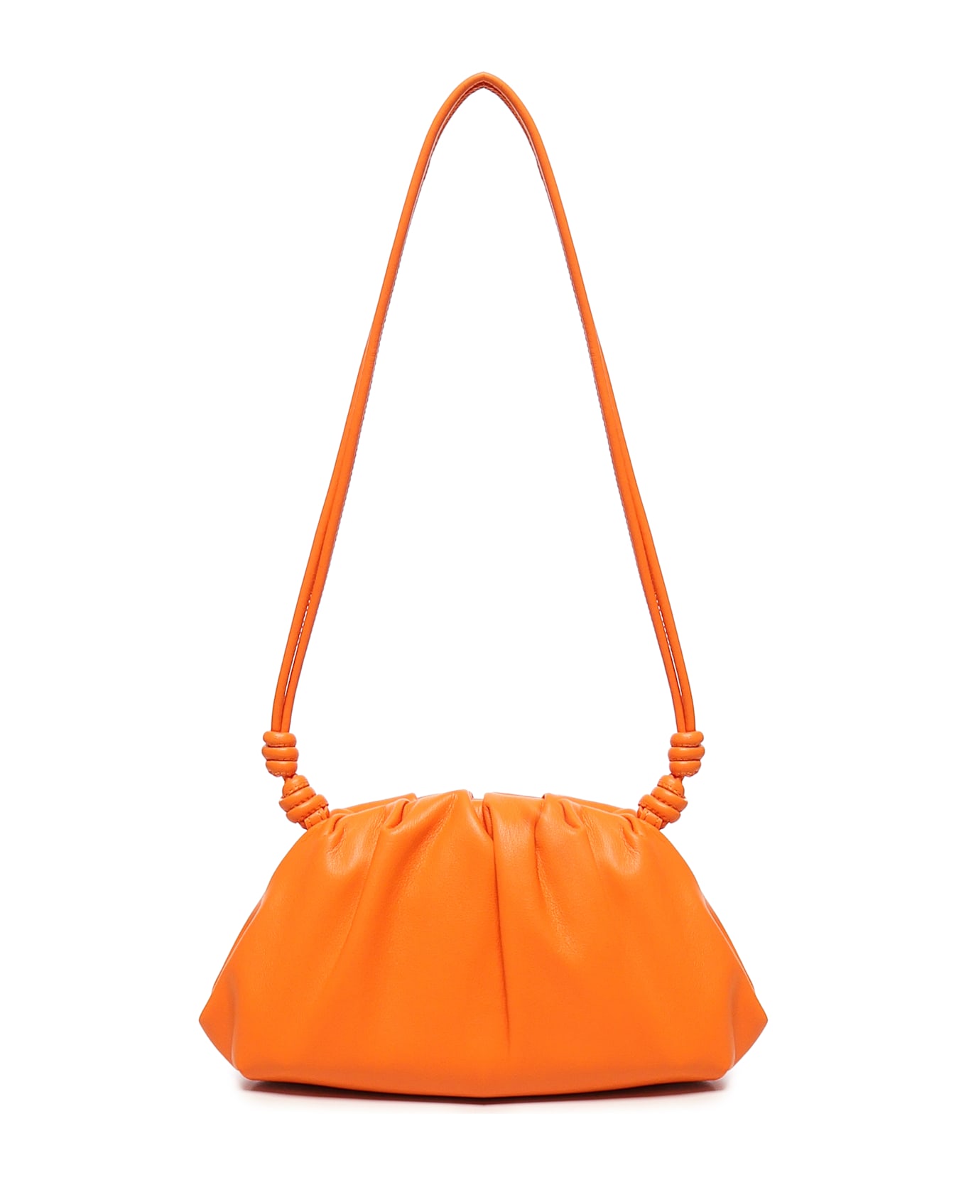 Love Moschino Leather Shoulder Bag - Orange