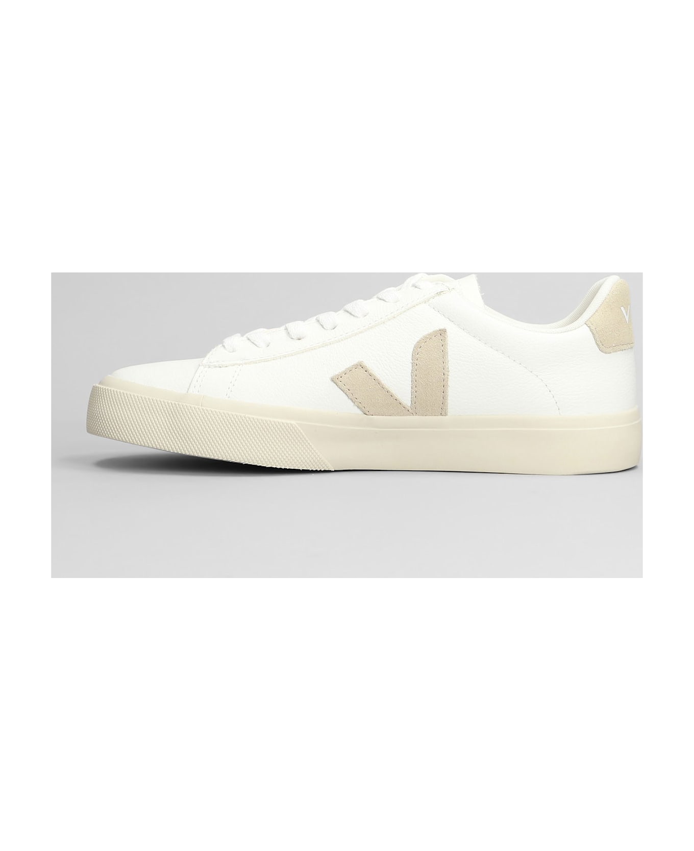 Veja Campo Sneakers In White Leather - white