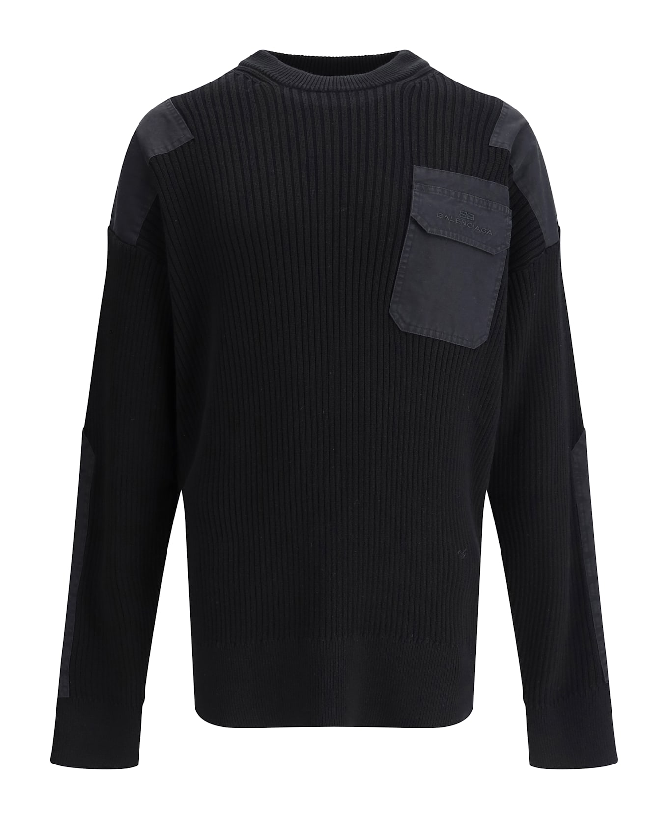 Balenciaga Military Sweater - Black