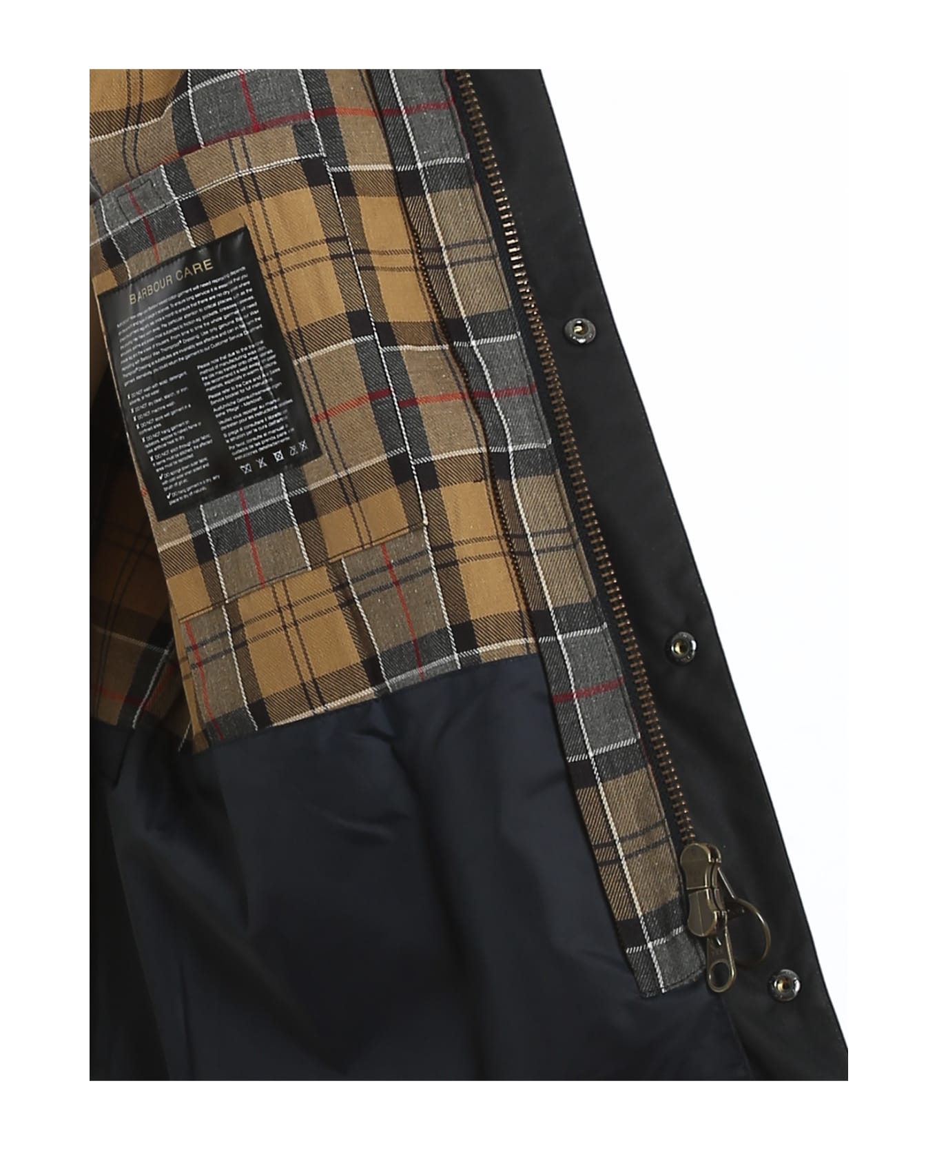 Barbour Ashby Wax Jacket - Navy