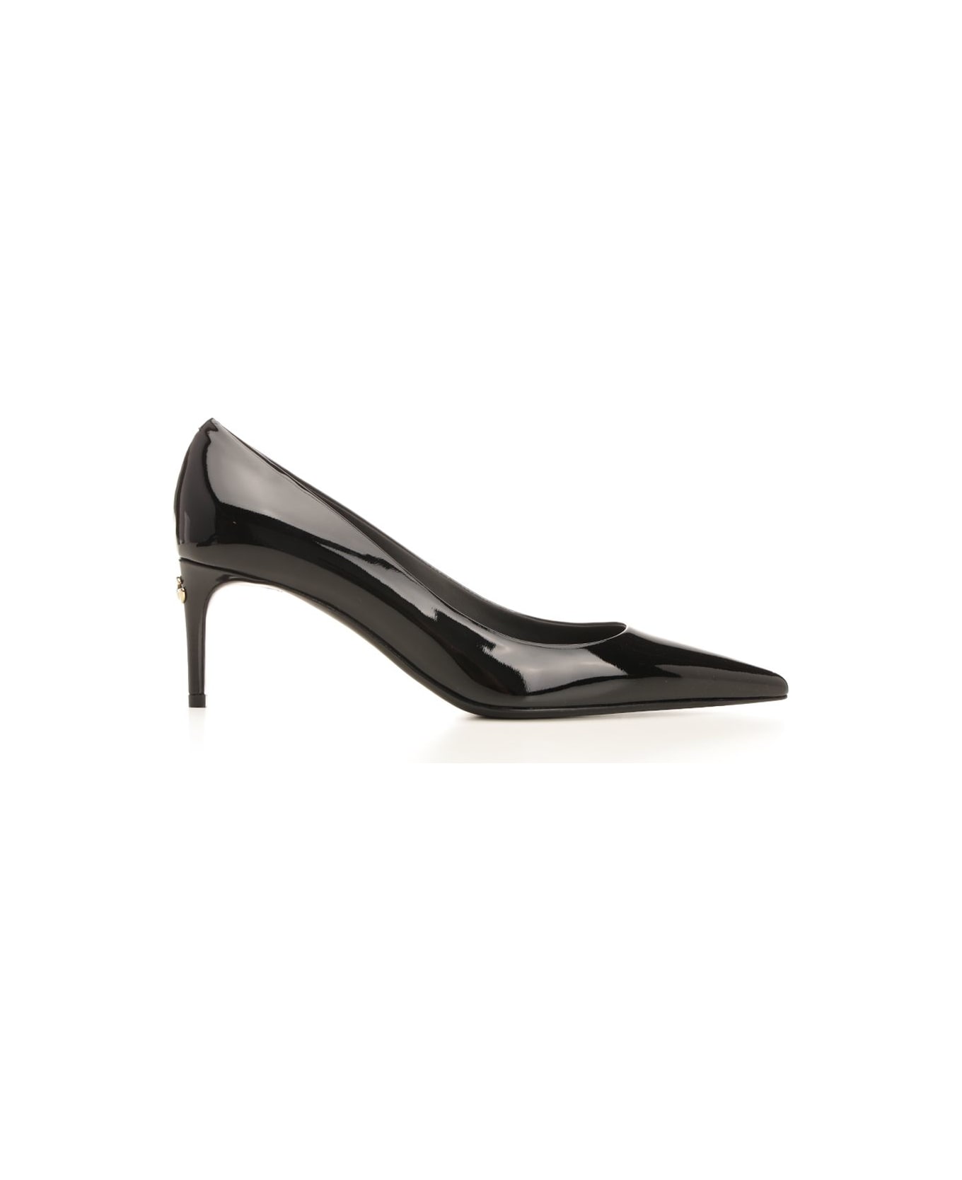 Dolce & Gabbana Patent Leather Décolleté - Black
