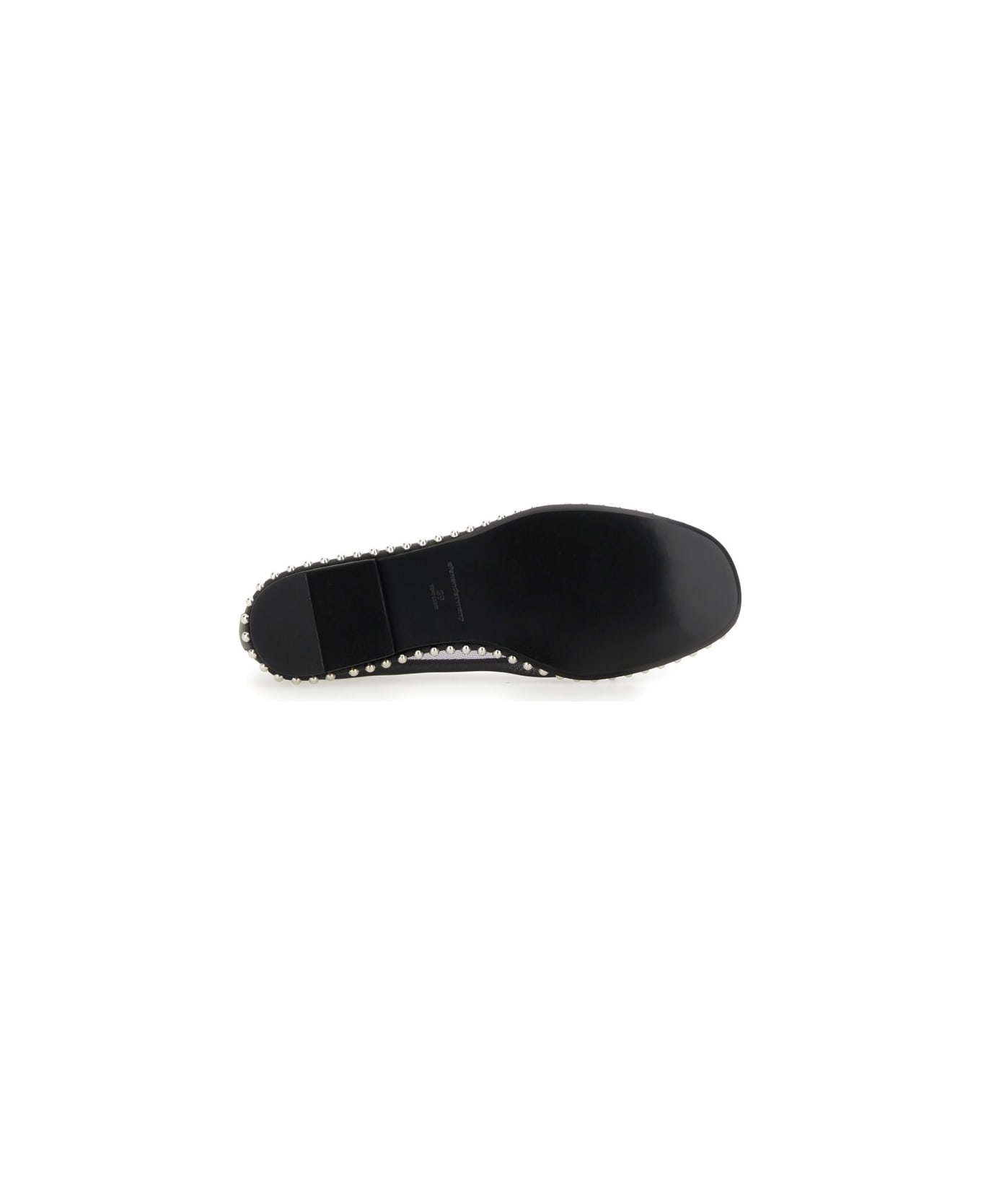 Alexander Wang Lina Ballchain Flat Ballet Flats - BLACK