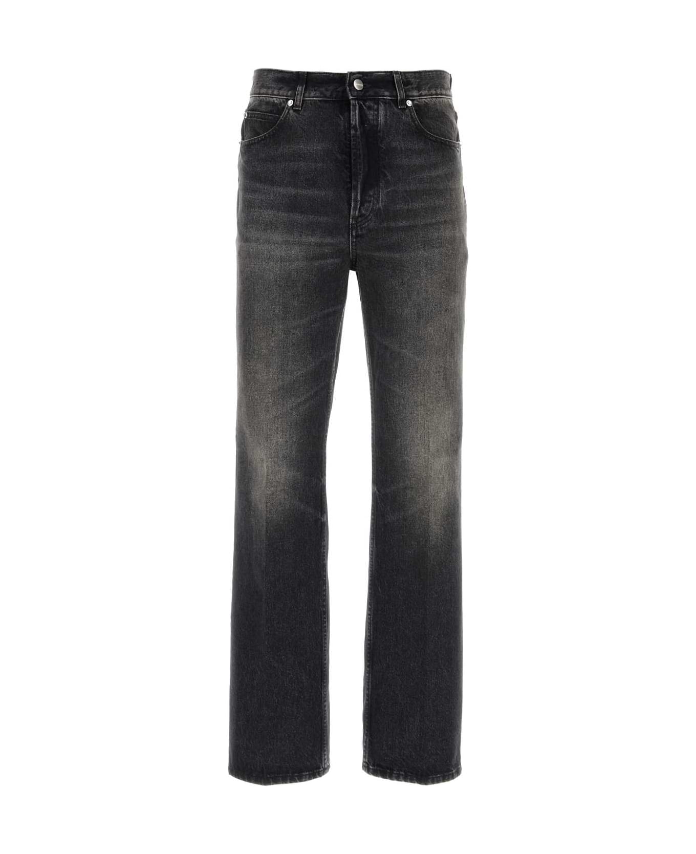 Ferragamo Black Denim Jeans - NERO