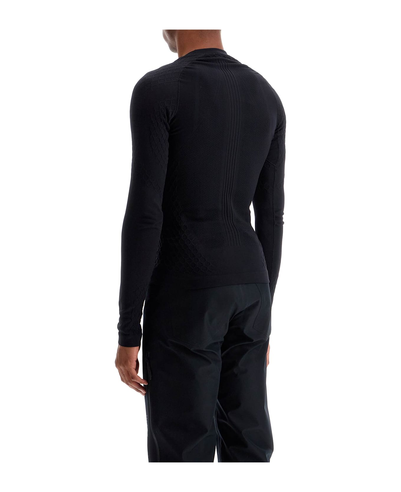 MM6 Maison Margiela Mm6 X Salomon Long Sleeve Thermal Jersey - Deep Black