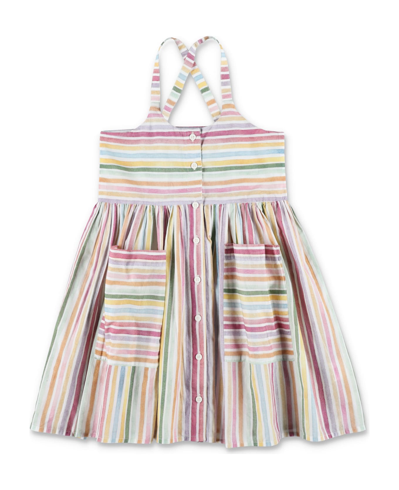 Stella McCartney Kids Striped Dress - MULTICOLOR ワンピース＆ドレス