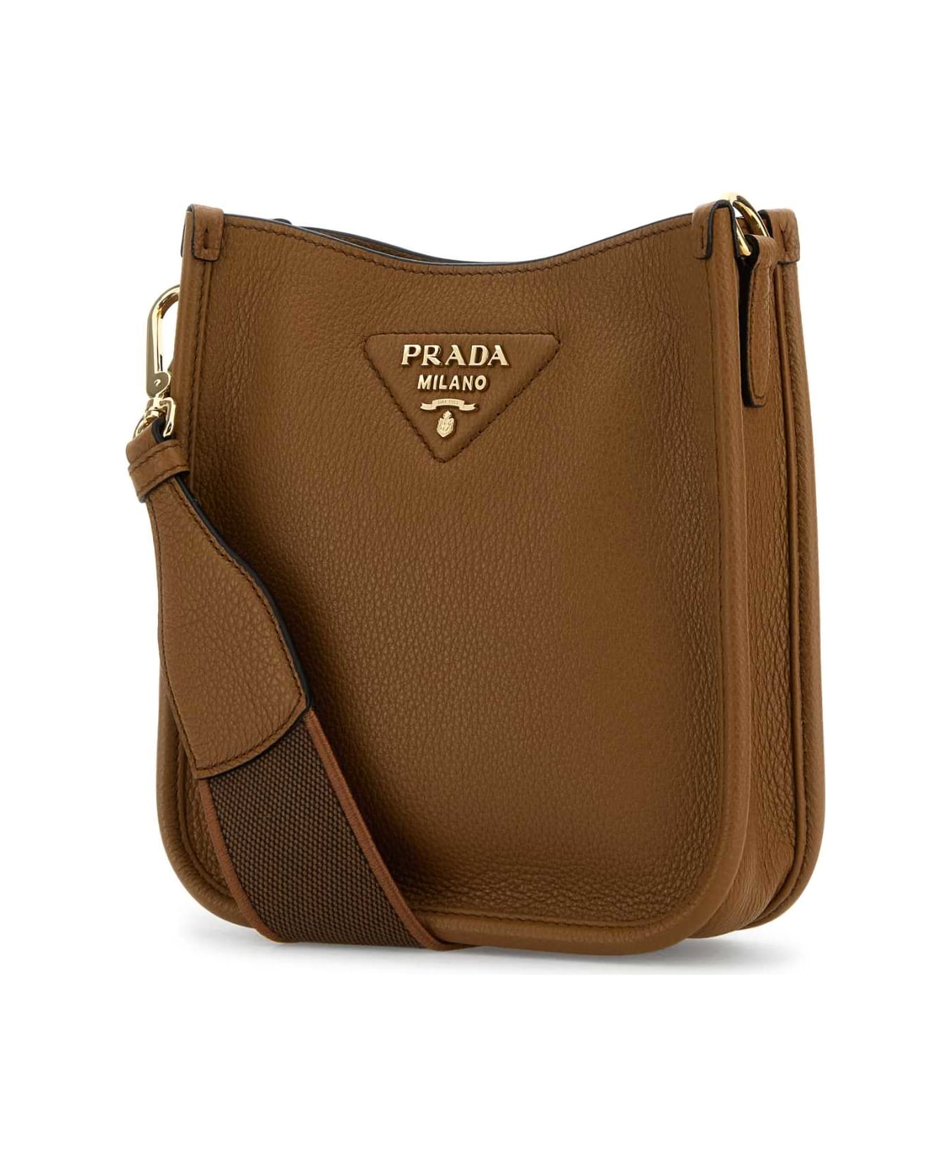 Prada Caramel Leather Crossbody Bag - CARAMEL01N