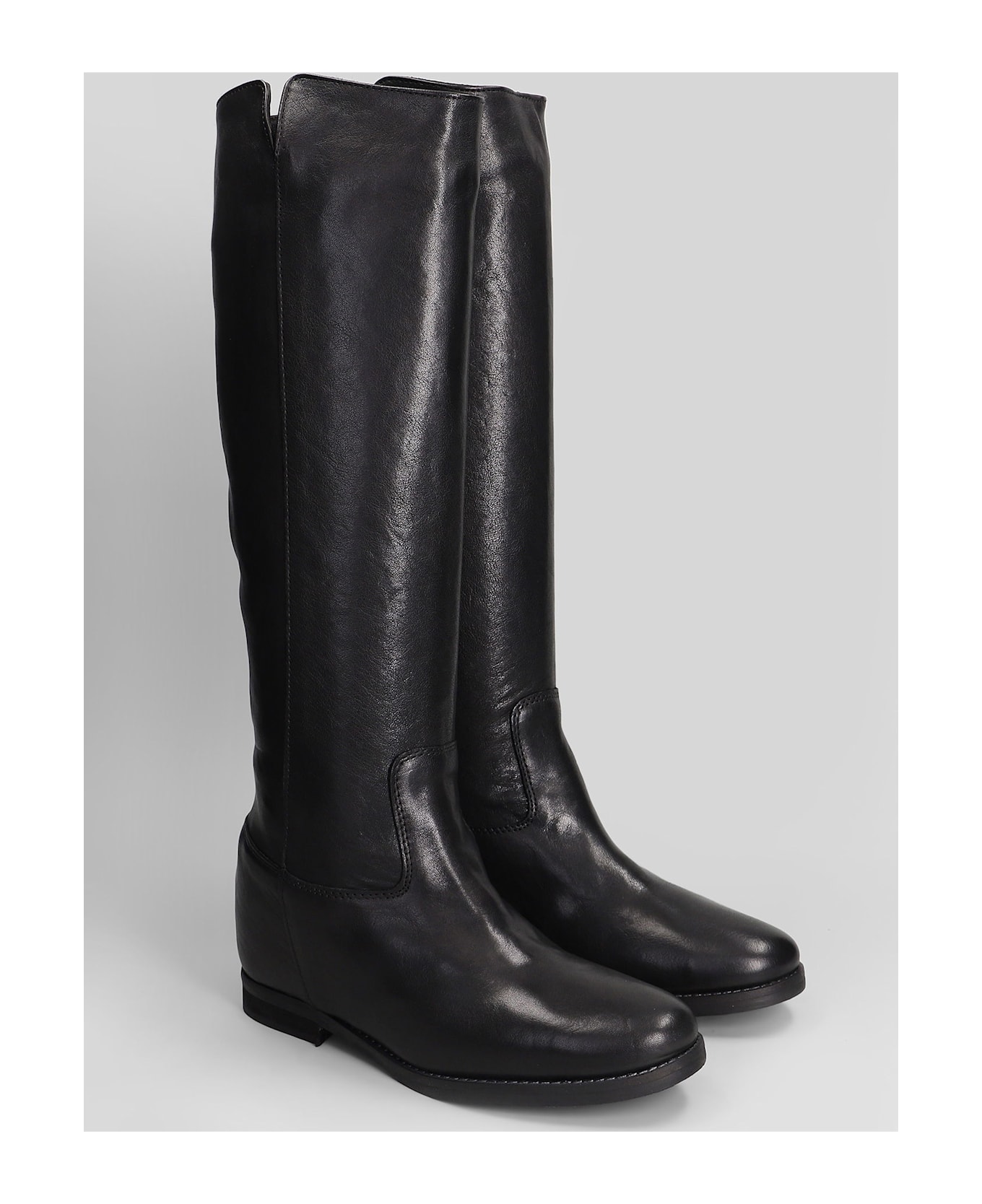 Julie Dee In Black Leather - black