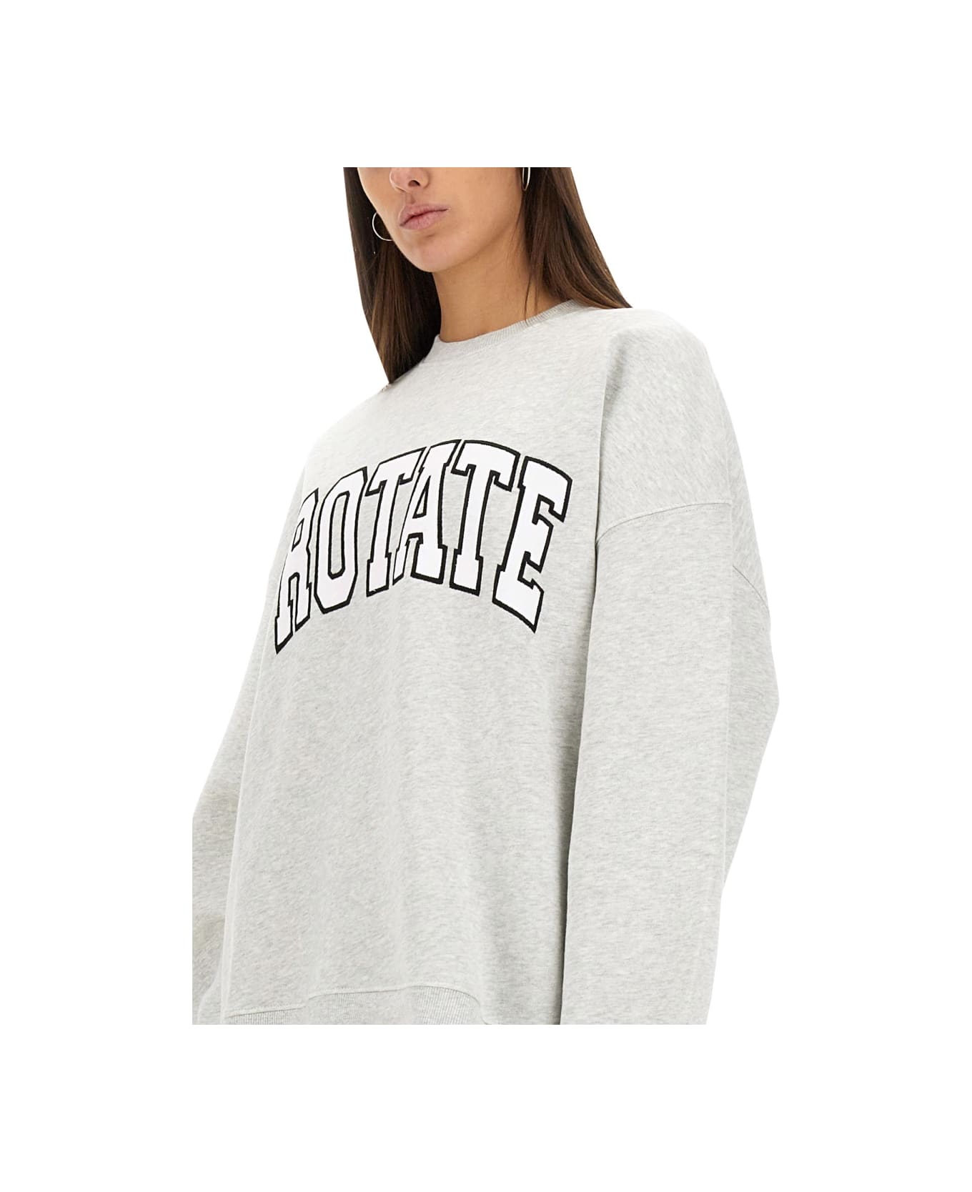 Rotate by Birger Christensen Heavy Cotton Sweatshirt - GREY