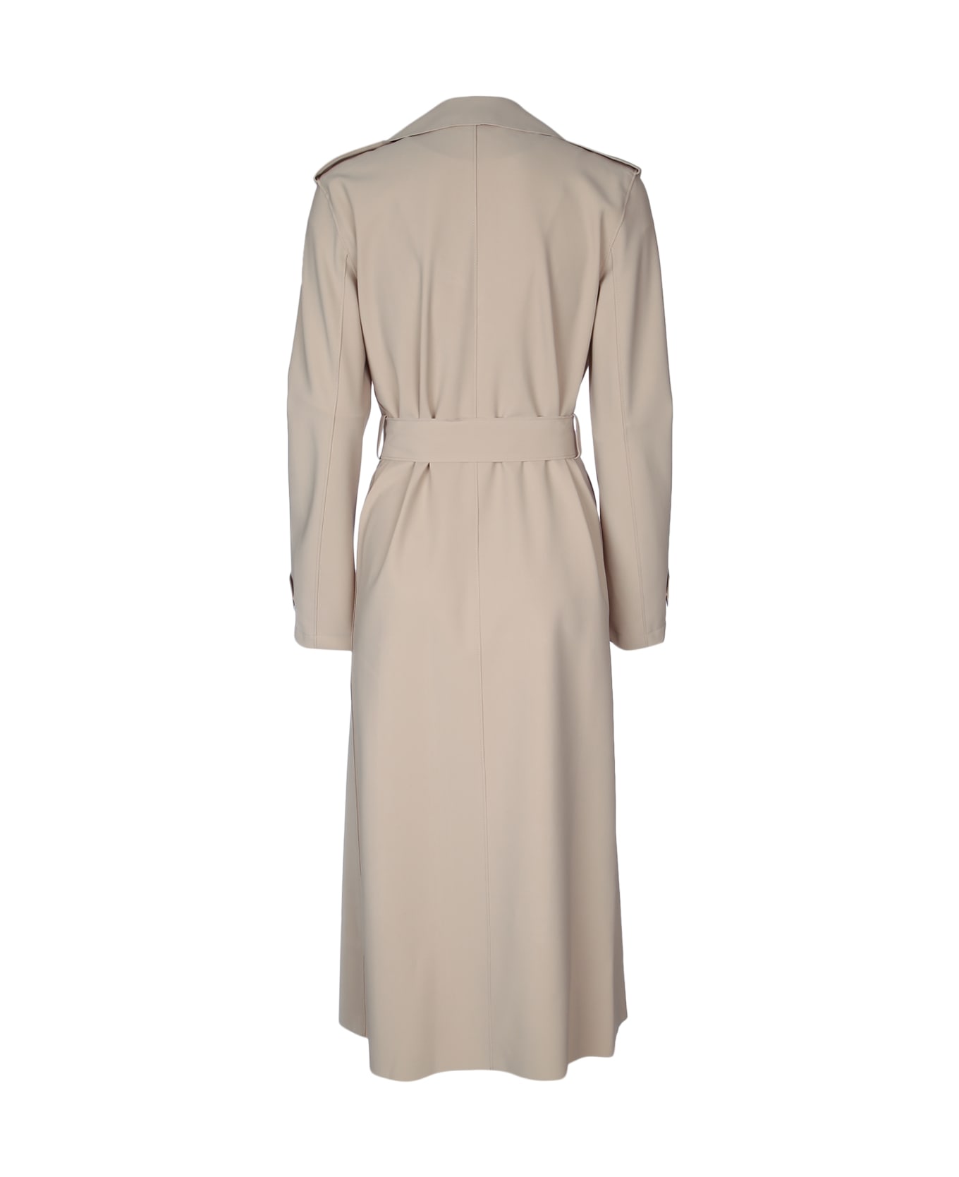 Harris Wharf London Women Long Trench Scuba - SAND
