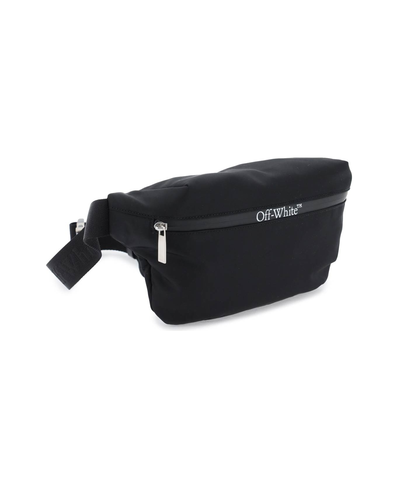Off-White Technical Jersey Waist Pouch With Logo - Black No Color バッグ