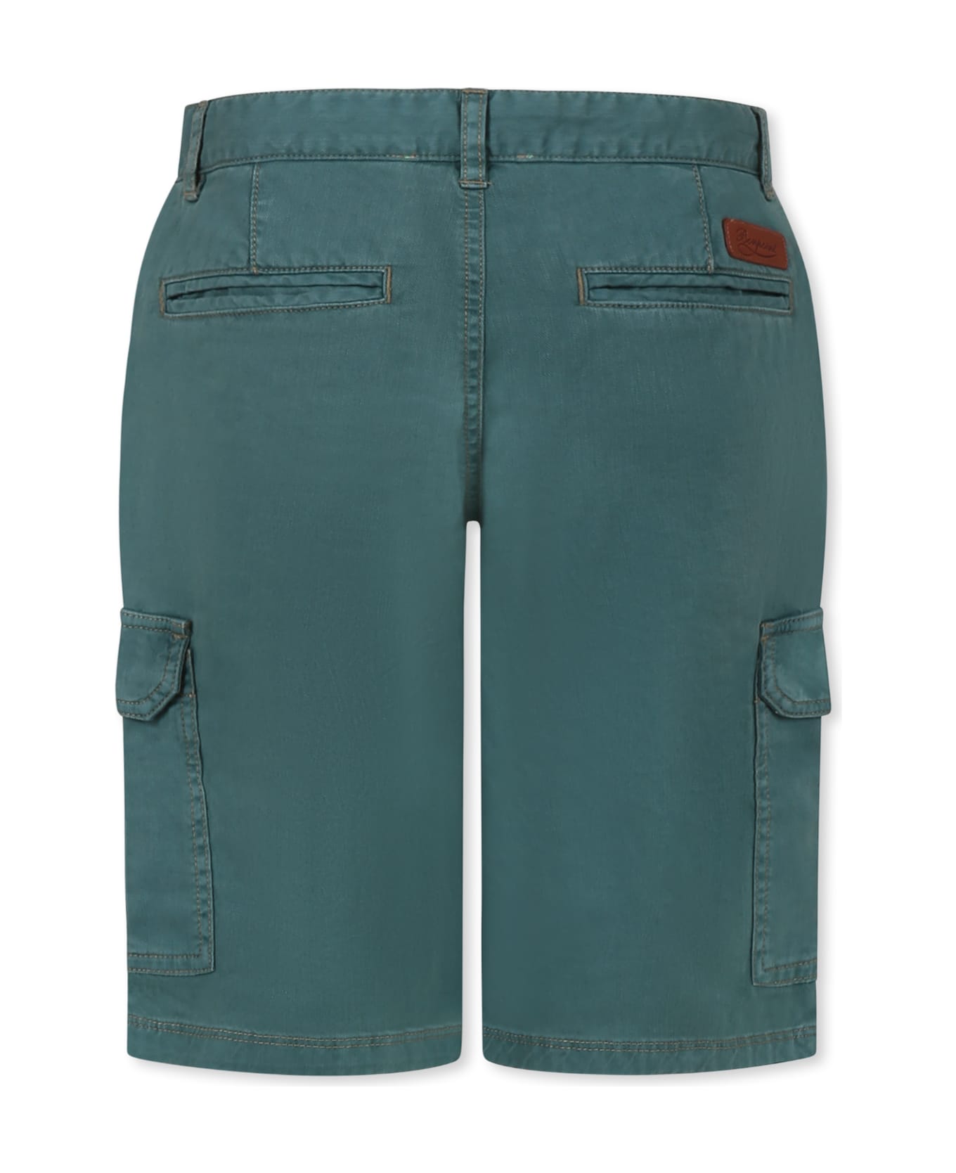 Bonpoint Green Shorts For Boy With Logo - Green
