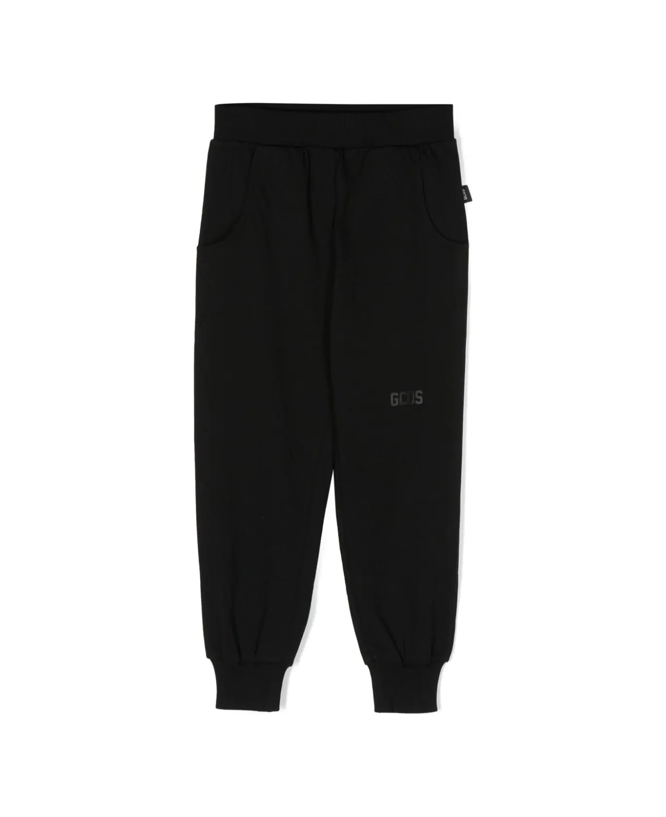 GCDS Mini Printed Trousers - Nero/black