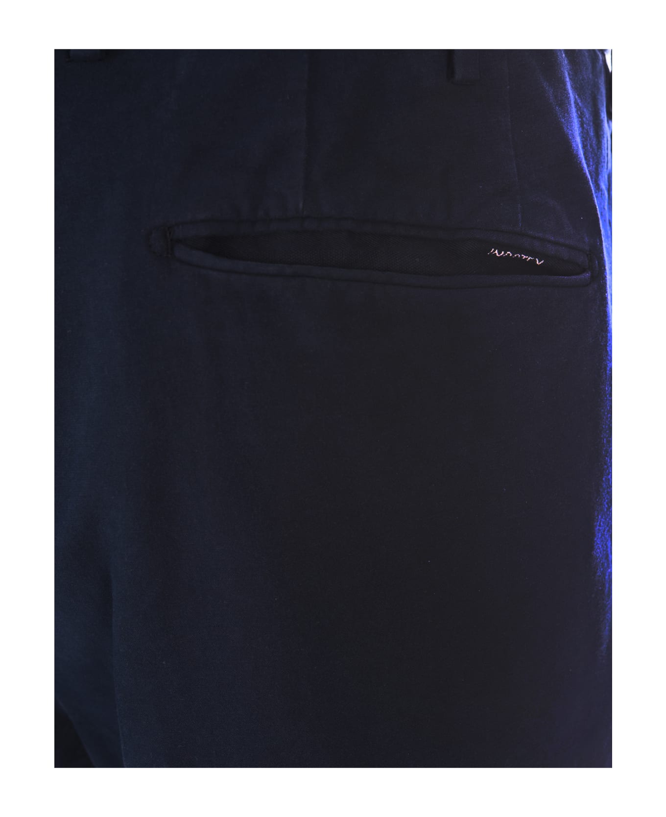 Incotex Red Slim Fit Trousers In Blue Certified Doeskin Incotex Red - BLUE