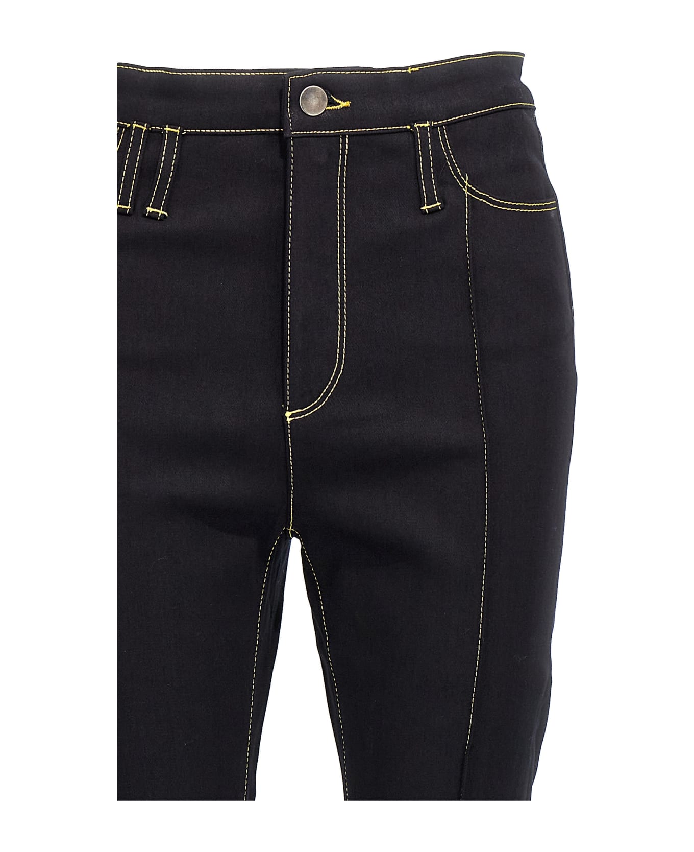 Nensi Dojaka 'tulle' Jeans - Black  