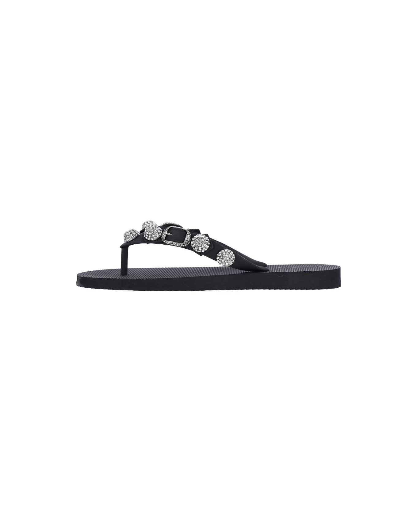 Balenciaga Thong Sandals "cagole" - Black  