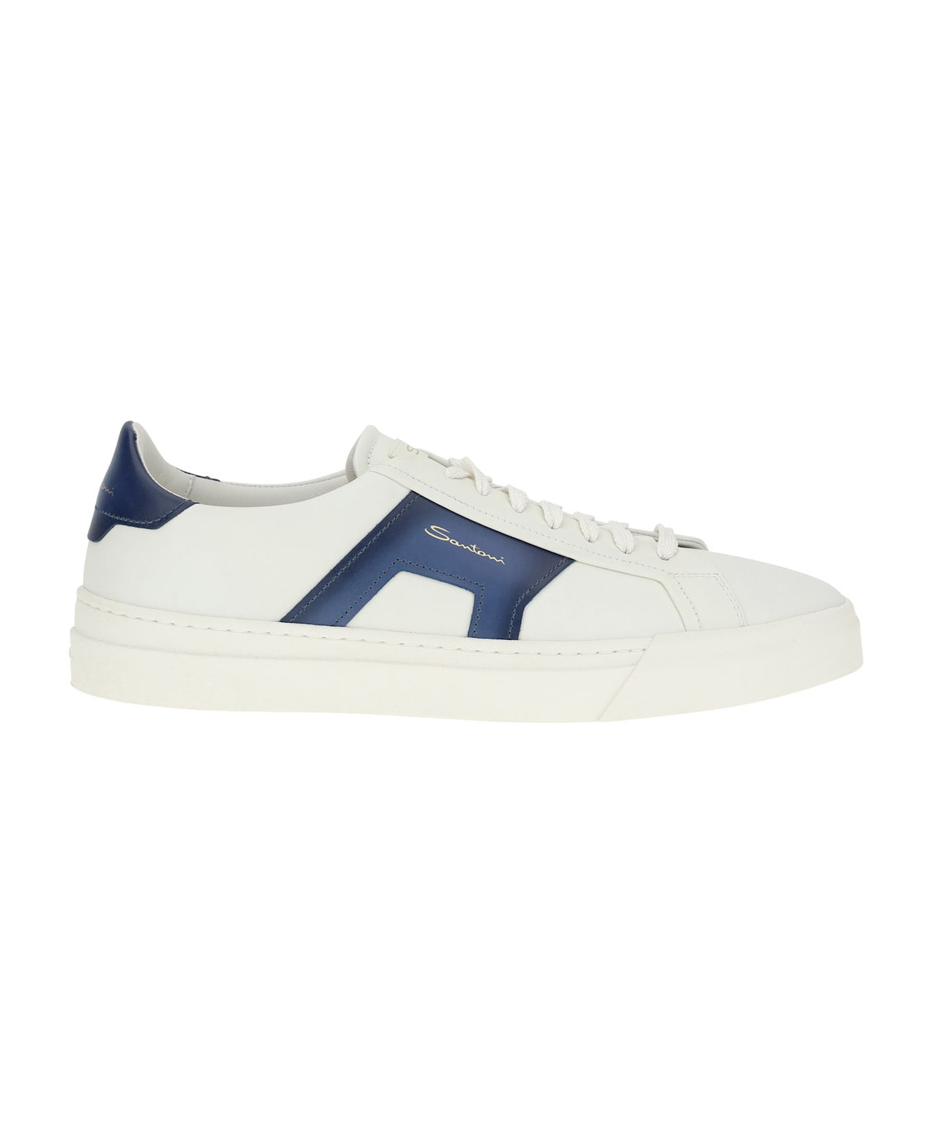 Santoni Leather Sneakers