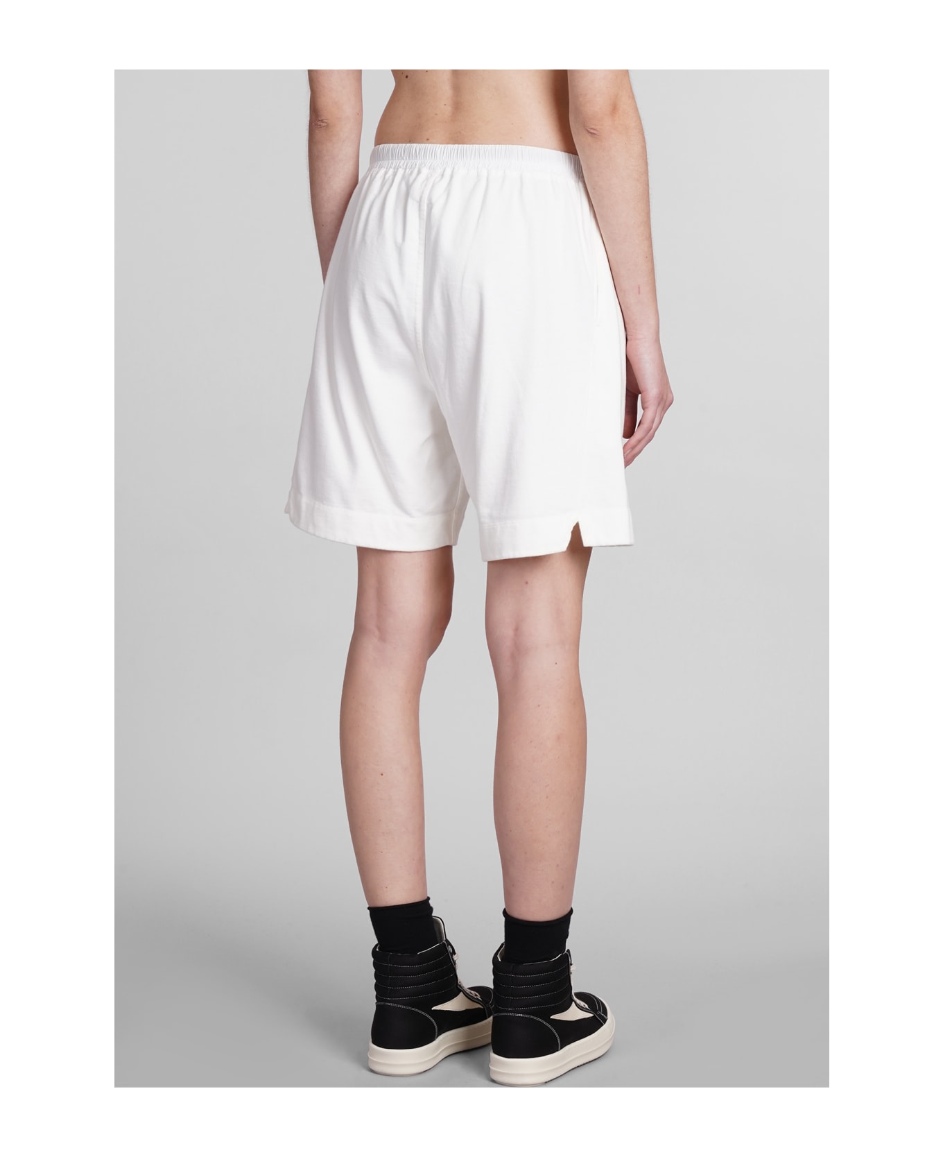 DRKSHDW Boxers Shorts In White Cotton - white
