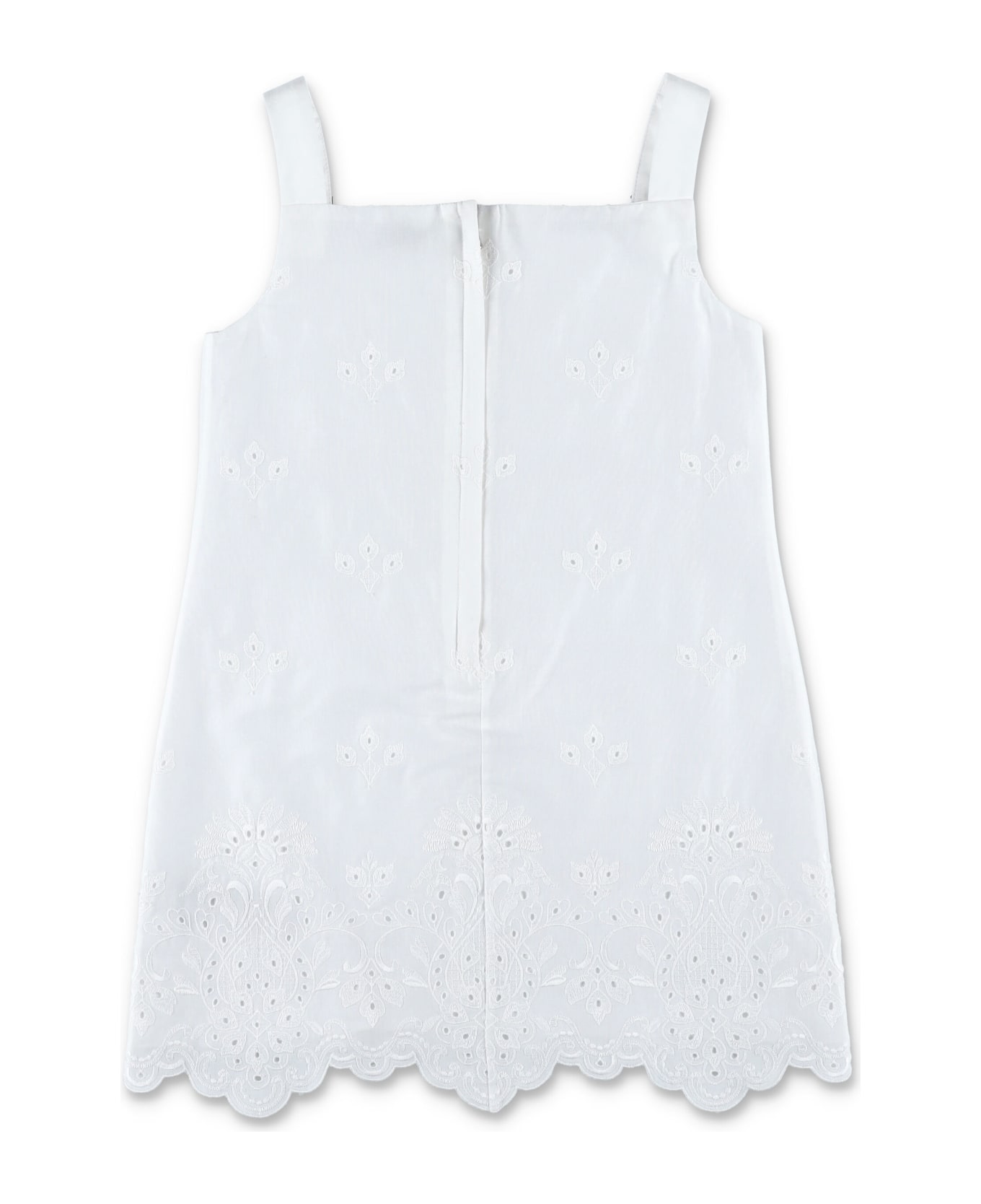 Dolce Viva & Gabbana Mini Dress With Dolce Viva & Gabbana Kids painted stripe short-sleeve shirt - WHITE