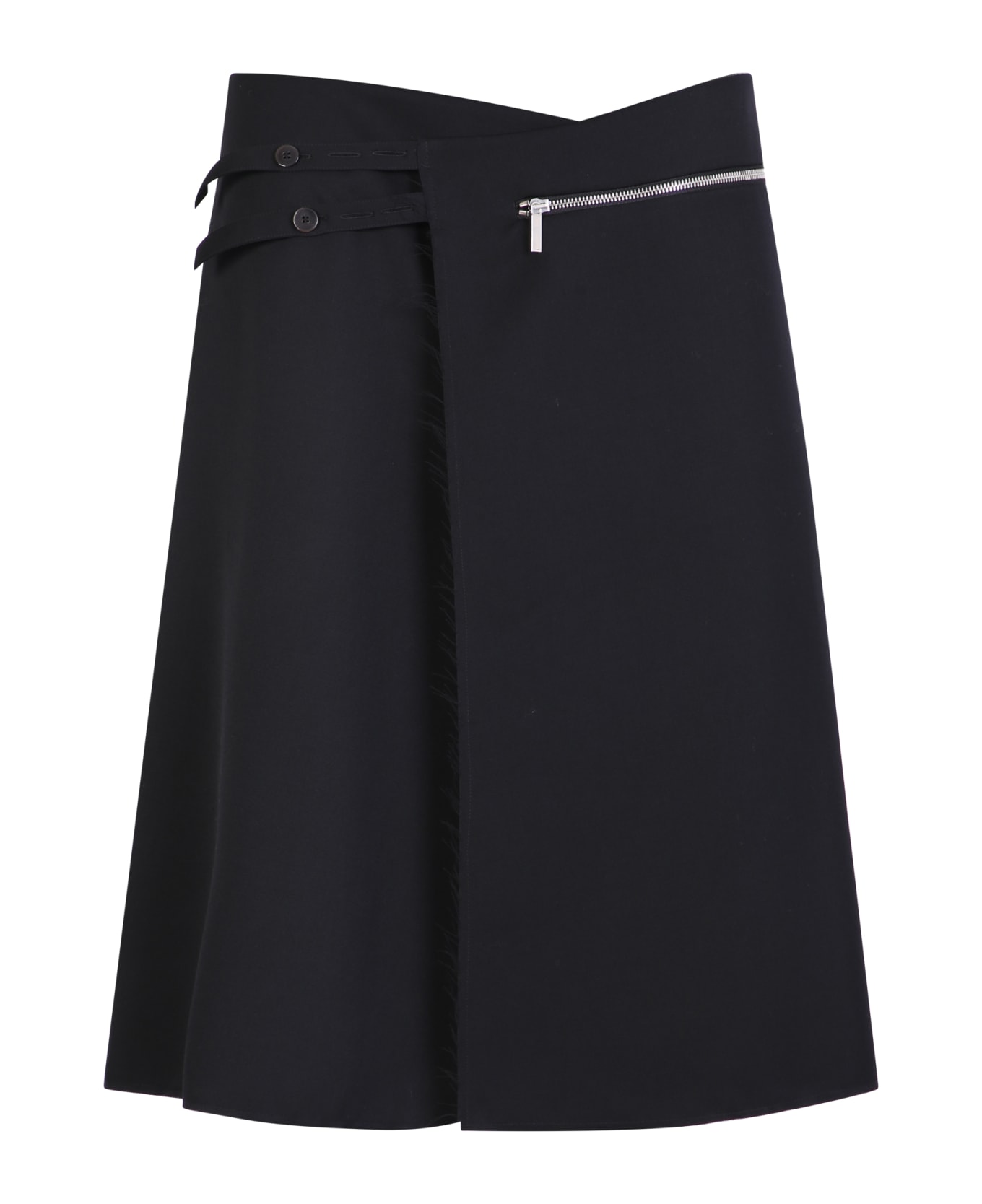 Sapio Asymmetric Skirt - Black
