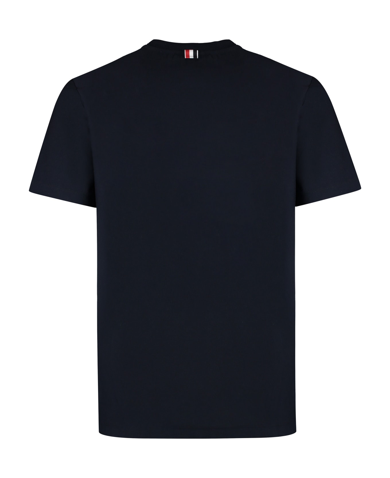 Thom Browne Cotton Crew-neck T-shirt - Navy