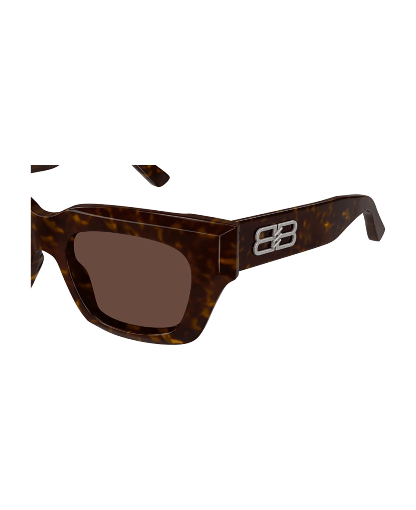 Balenciaga Eyewear BB0234S Sunglasses - Havana Havana Brown