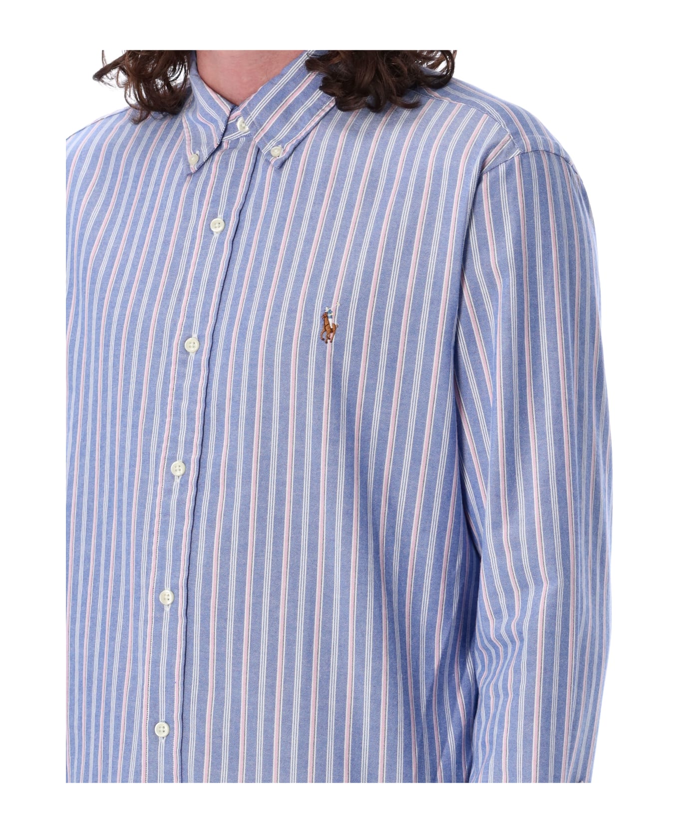 Polo Ralph Lauren Classic Custom Fit Shirt - LIGHT BLU PINK