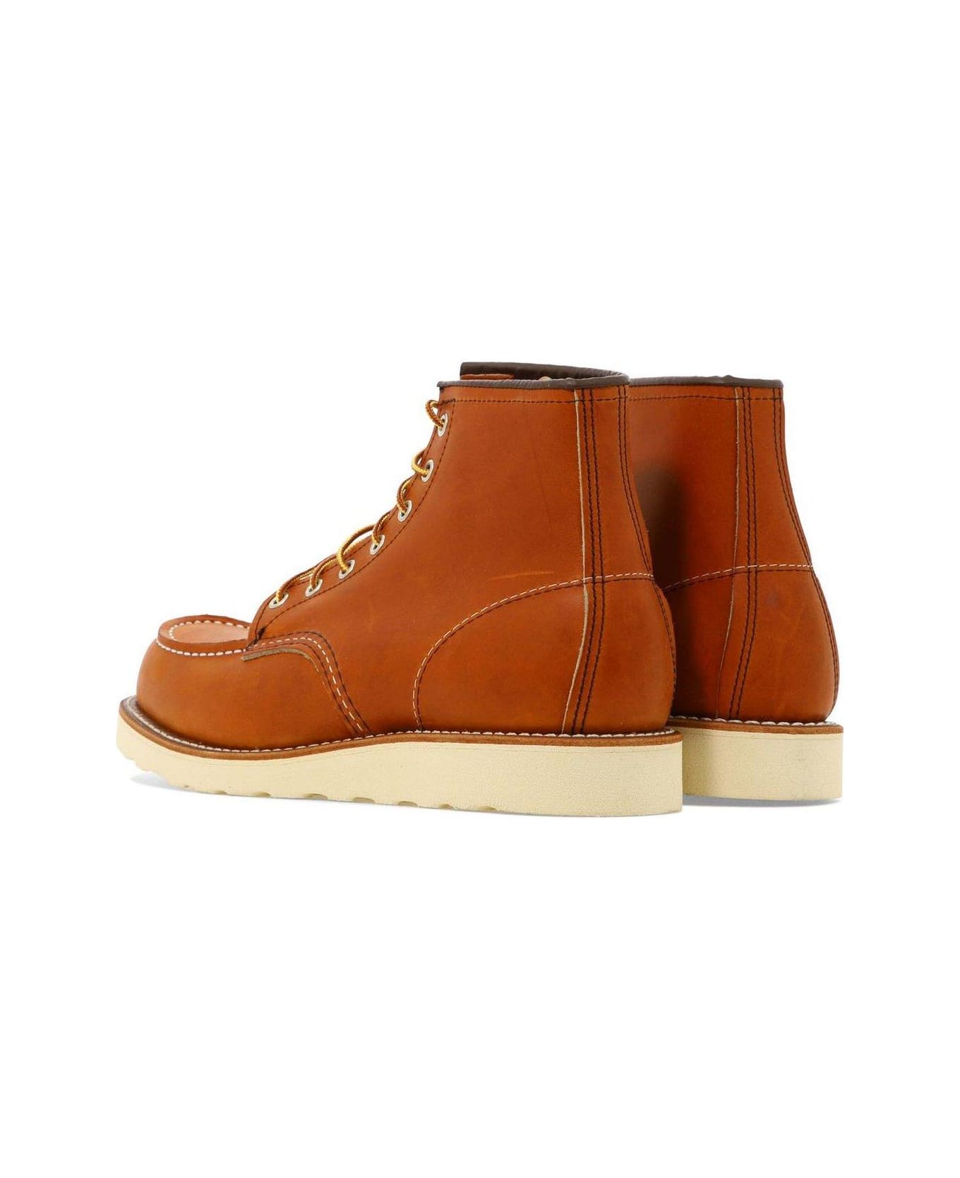 Red Wing Moc Lace-up Boots - Leather Brown
