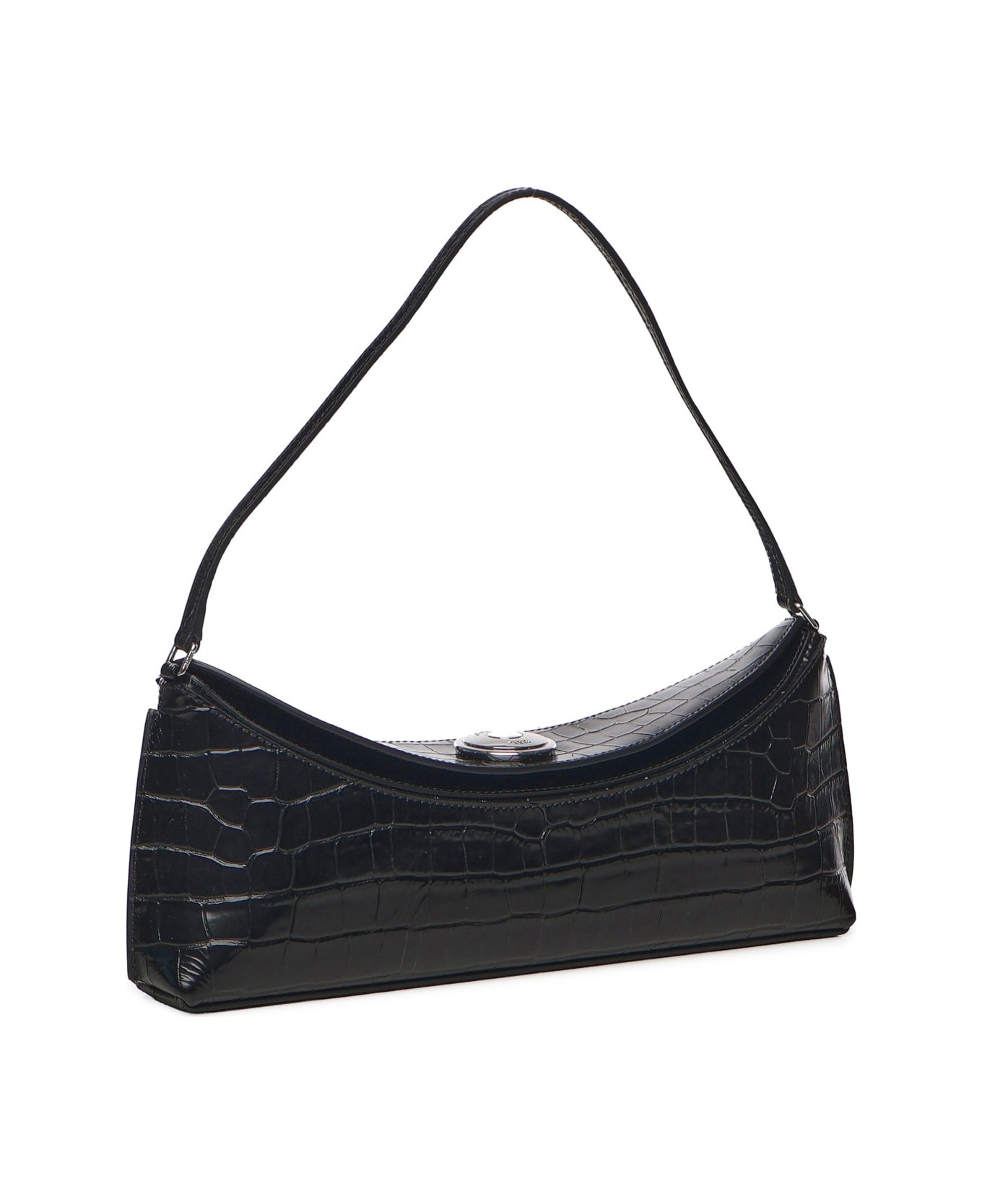 Jacquemus 
la Pochette Ovalo
 Shoulder Bag - Black