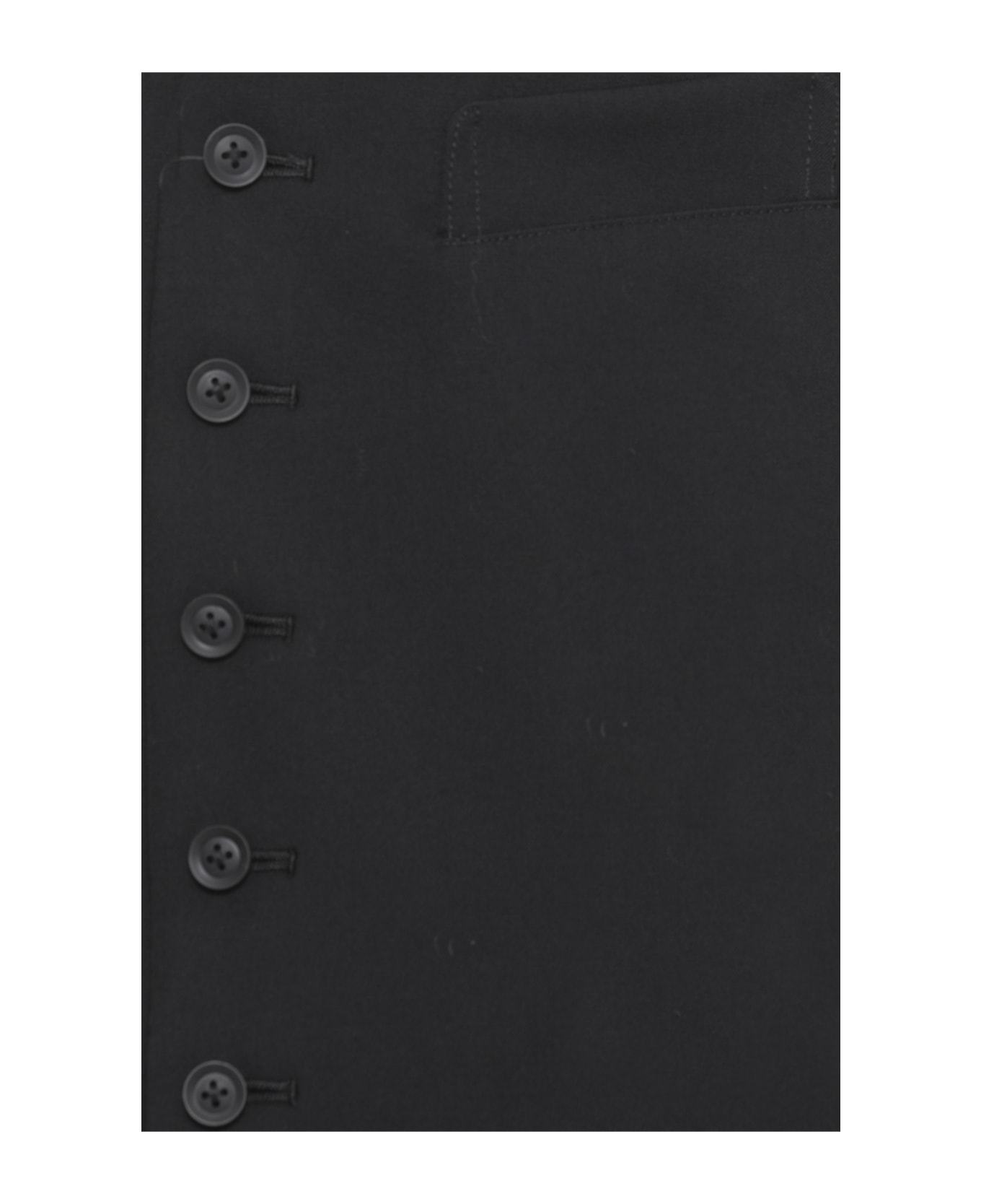 Yohji Yamamoto Wool Vest - Black